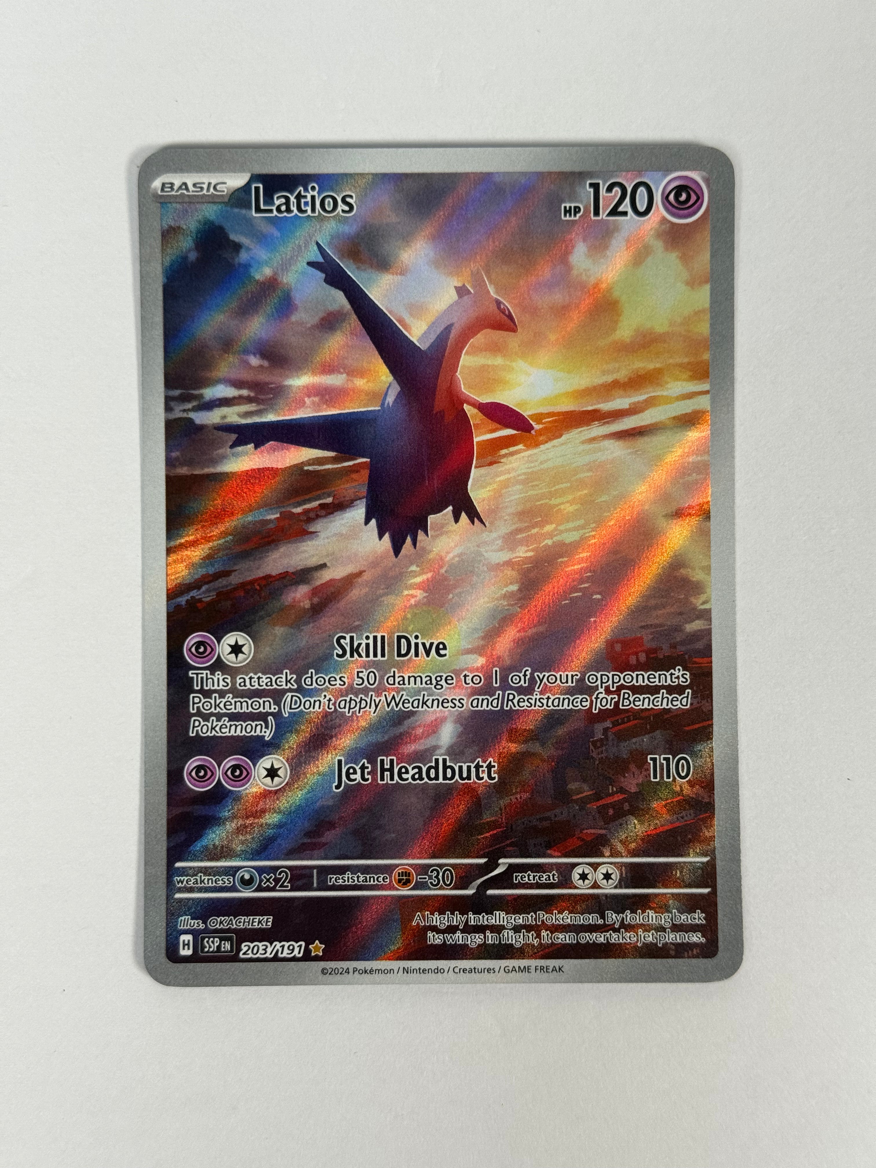 2024 Surging Sparks Latios IR 203/191