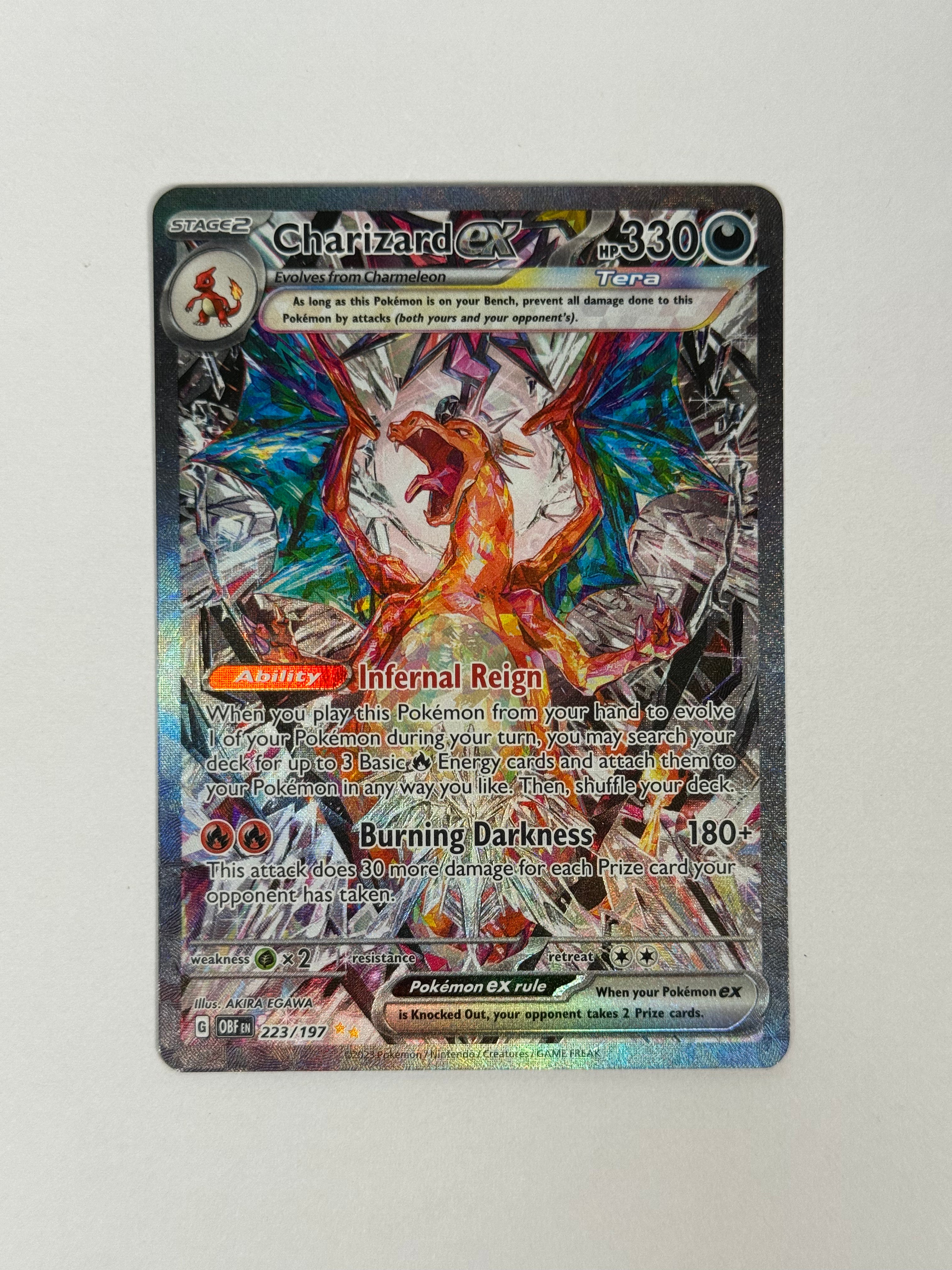 2023 Obsidian Flames Charizard ex SIR 223/197