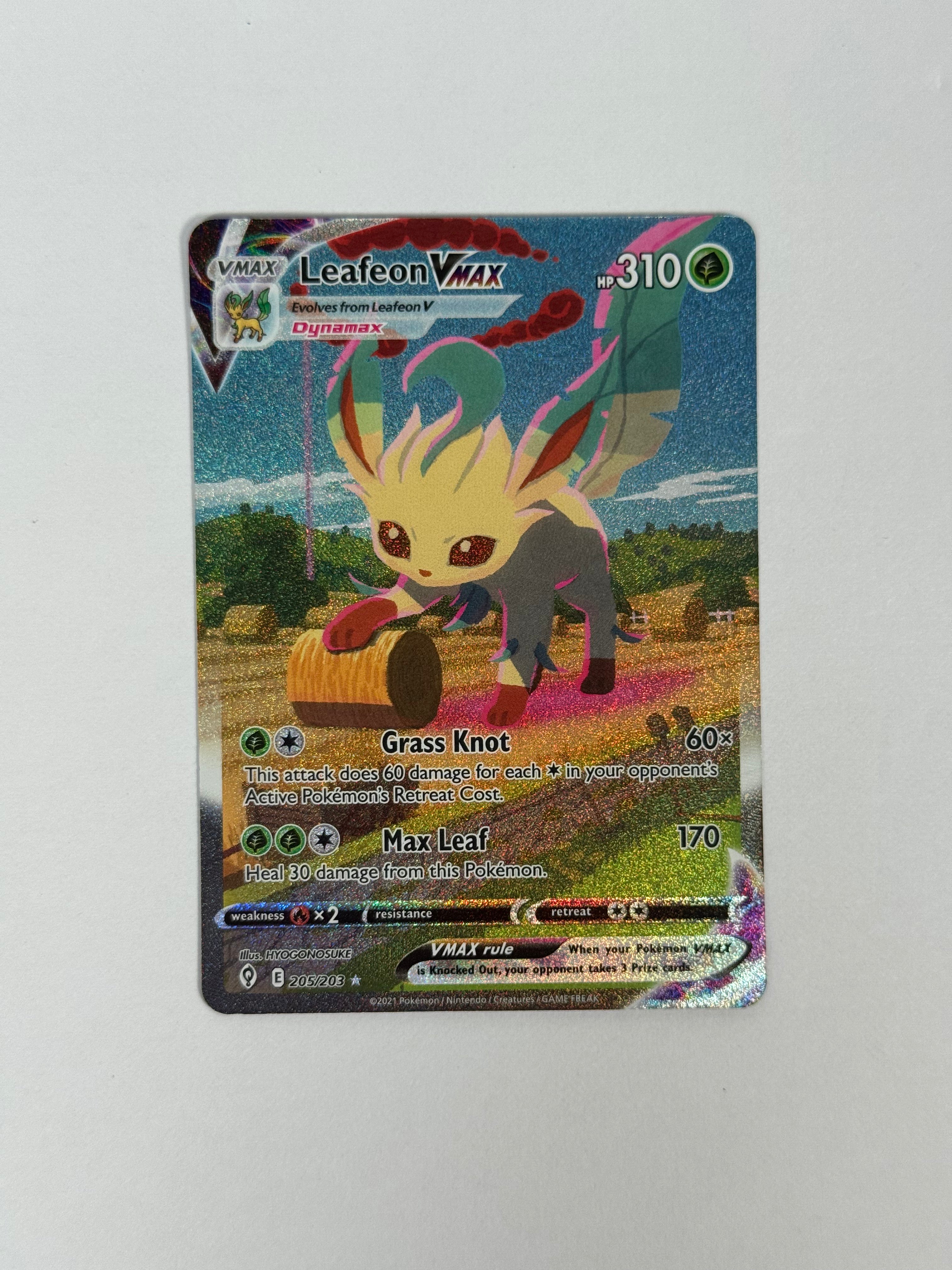 2021 Evolving Skies Leafeon Vmax Alt Art 205/203