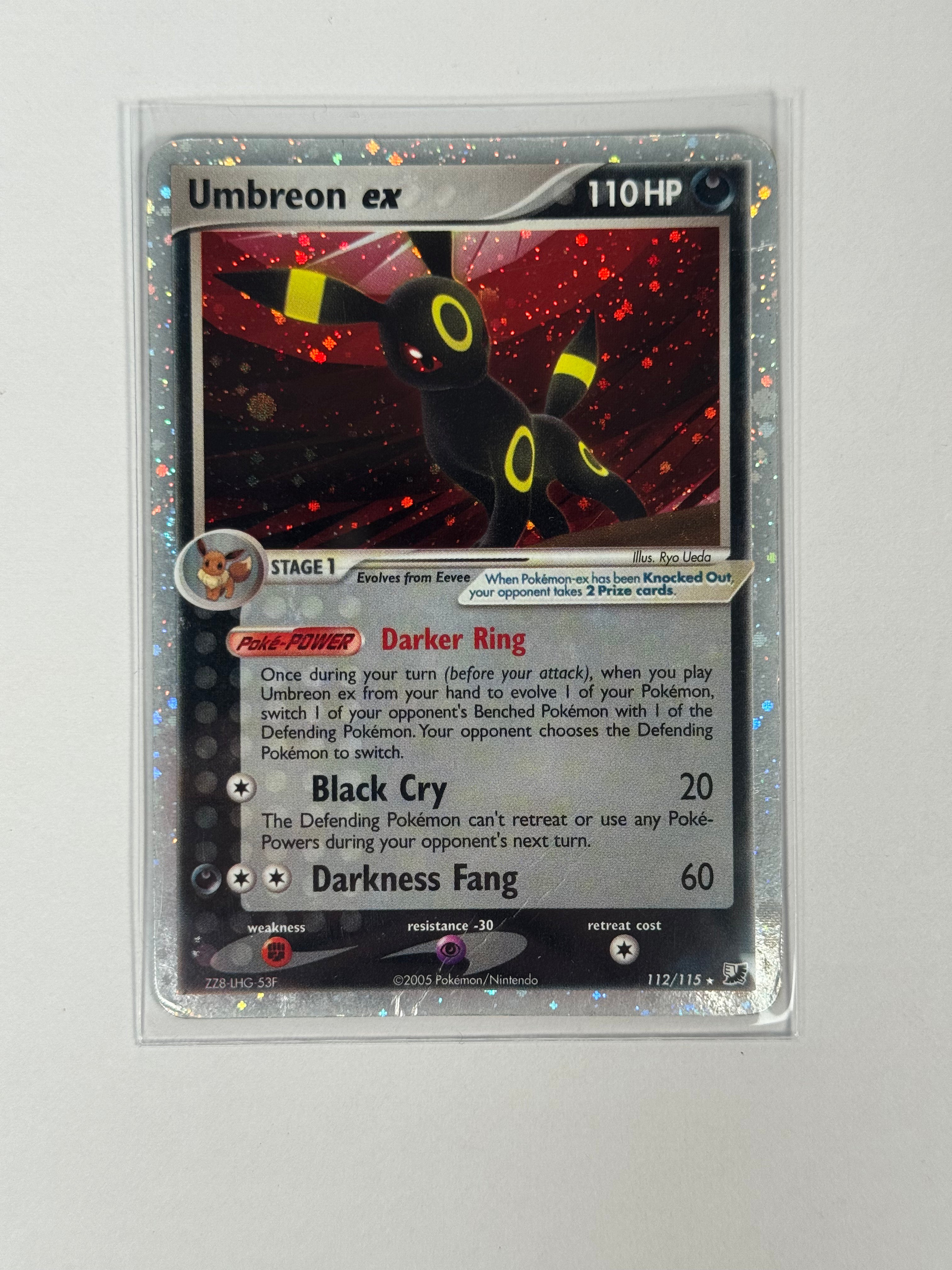 2005 Unseen Forces Umbreon ex Holo 112/115