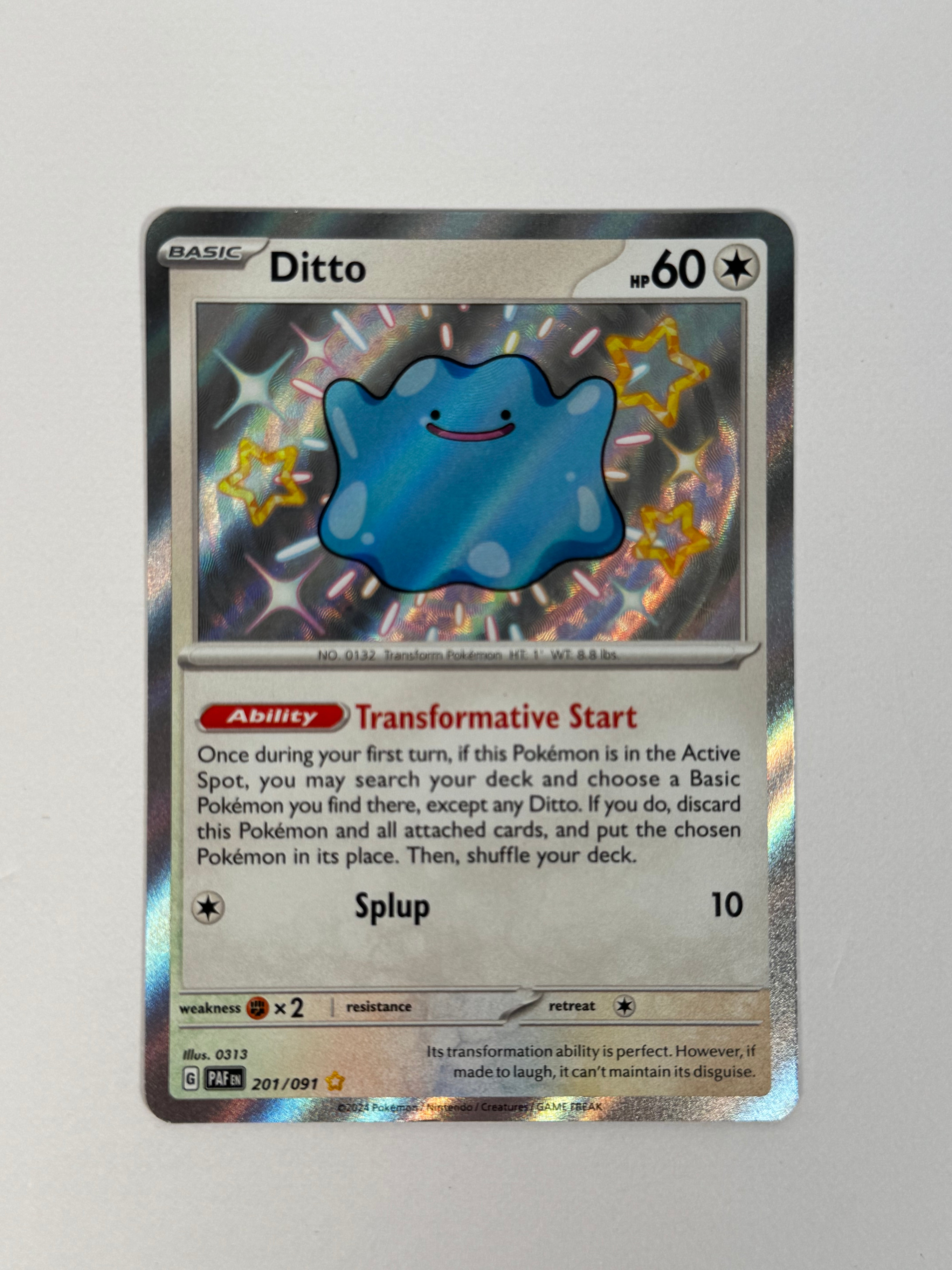 2024 Paldean Fates Ditto 201/091