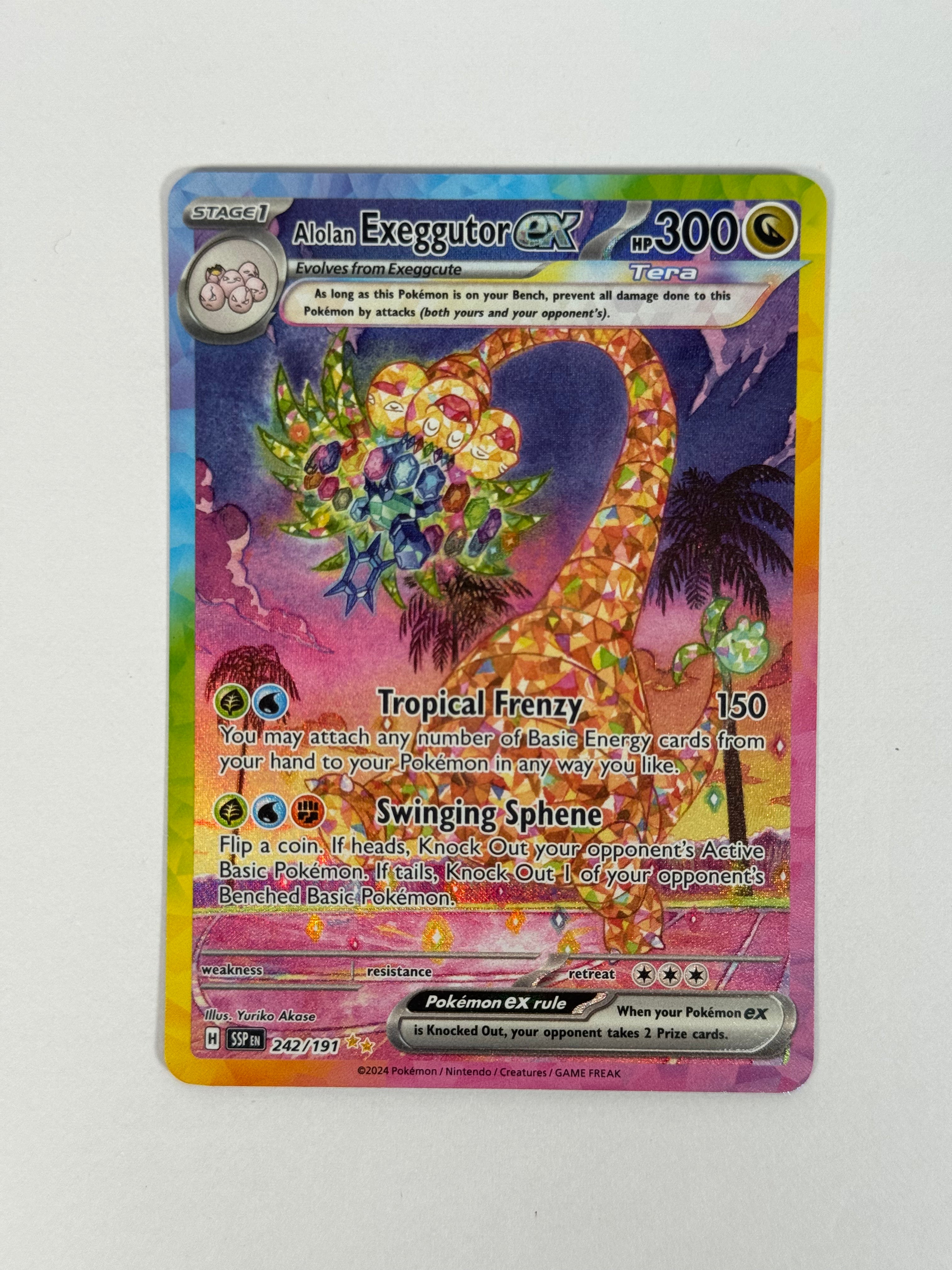 2024 Surging Sparks Alolan Exeggutor ex SIR 242/191