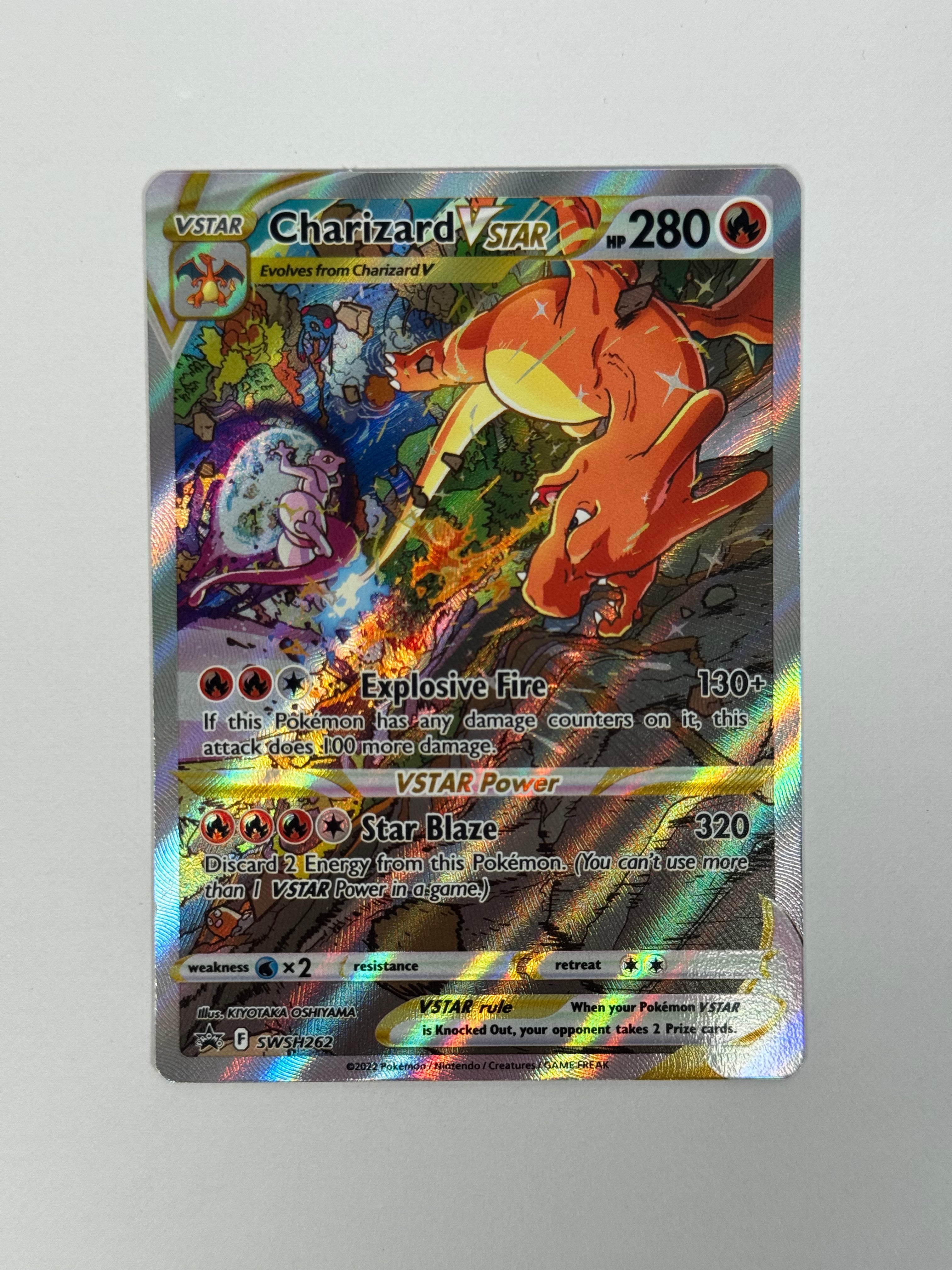 2022 Black Star Promo Charizard Vstar SWSH262