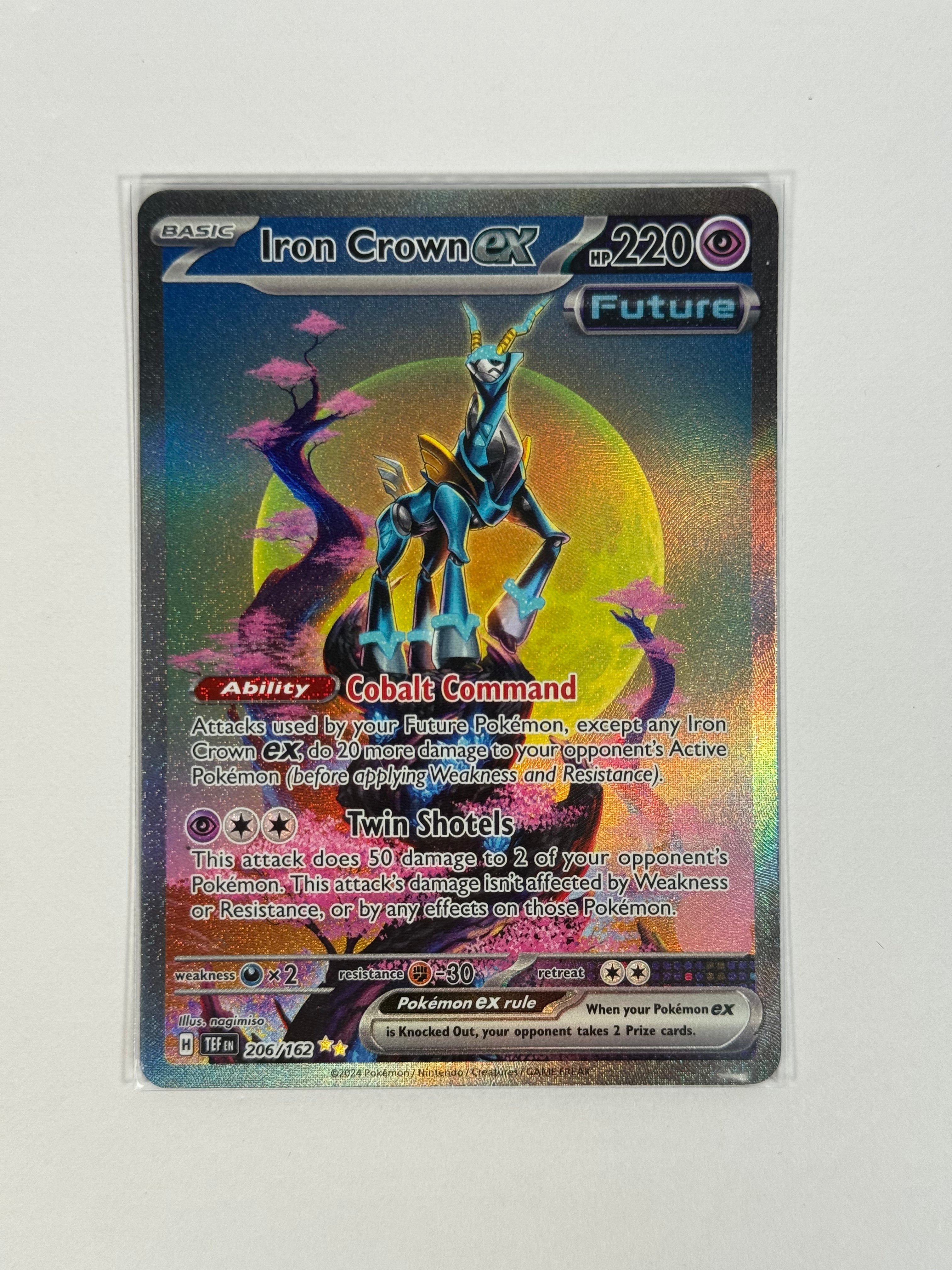 2024 Temporal Forces Iron Crown ex SIR 206/162