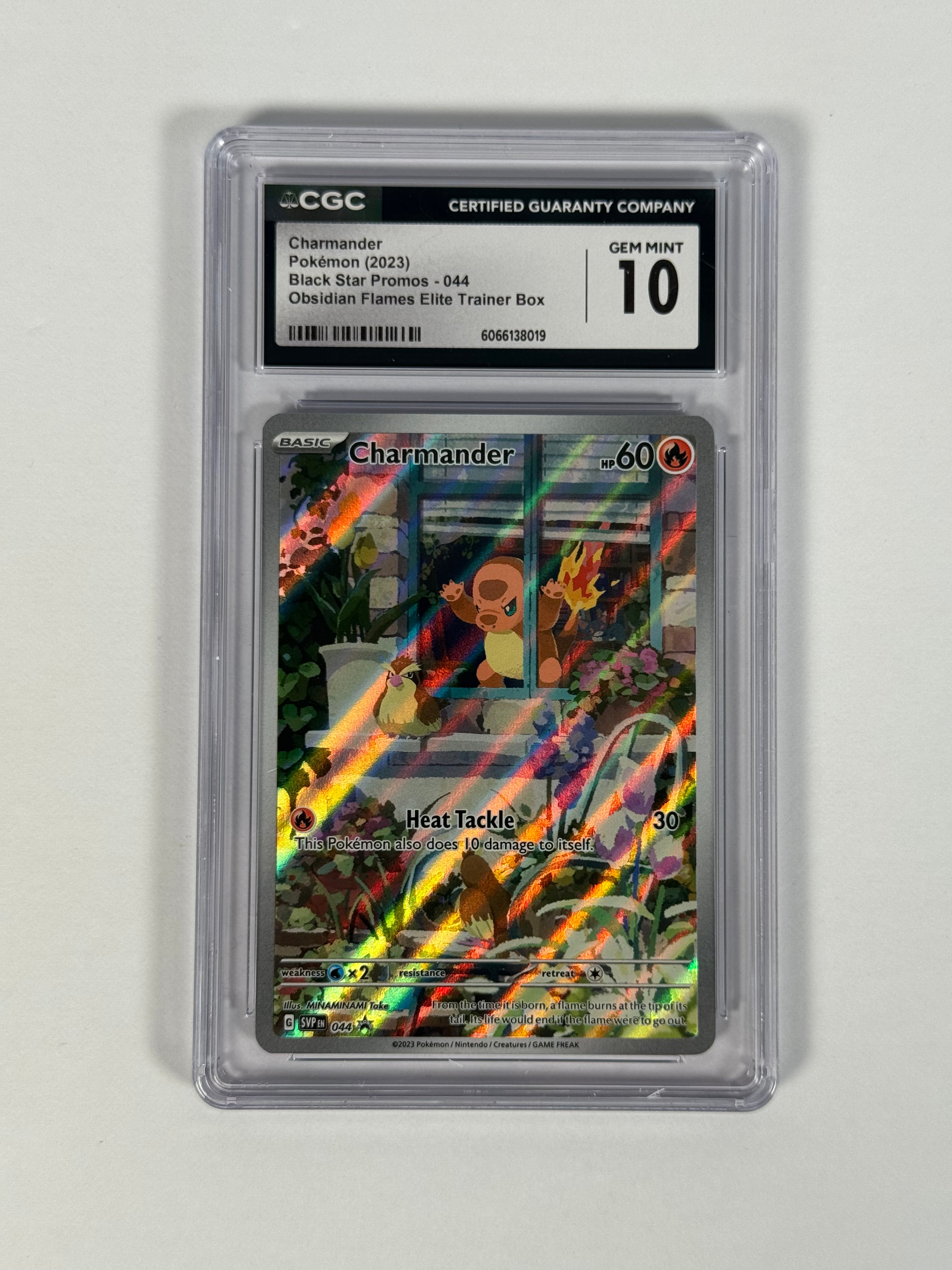 CGC 10 Black Star Promo Charmander 044