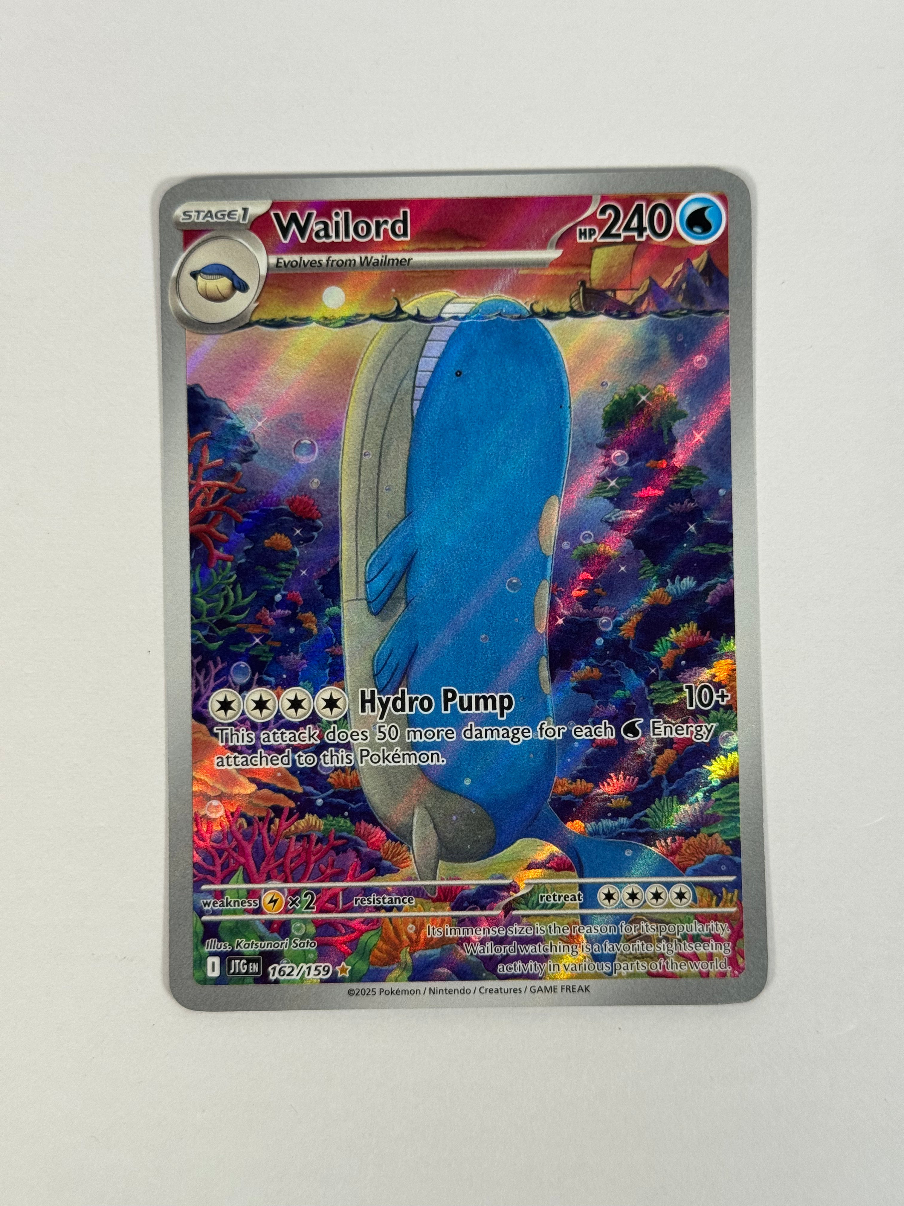2025 Journey Together Wailord IR 162/159 2025 Journey Together Wailord IR 162/159