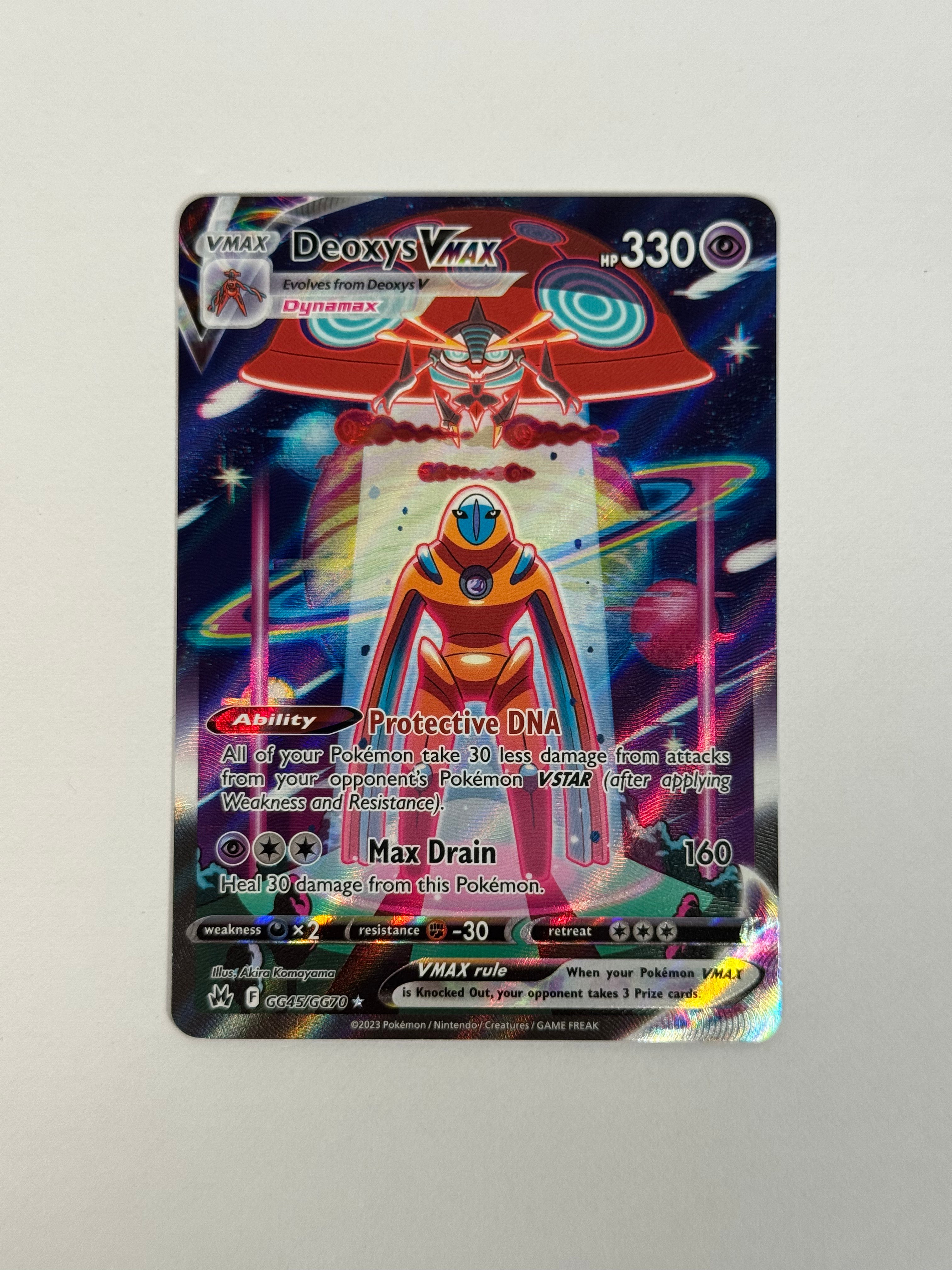 2023 Crown Zenith Deoxys VMAX GG15/GG70