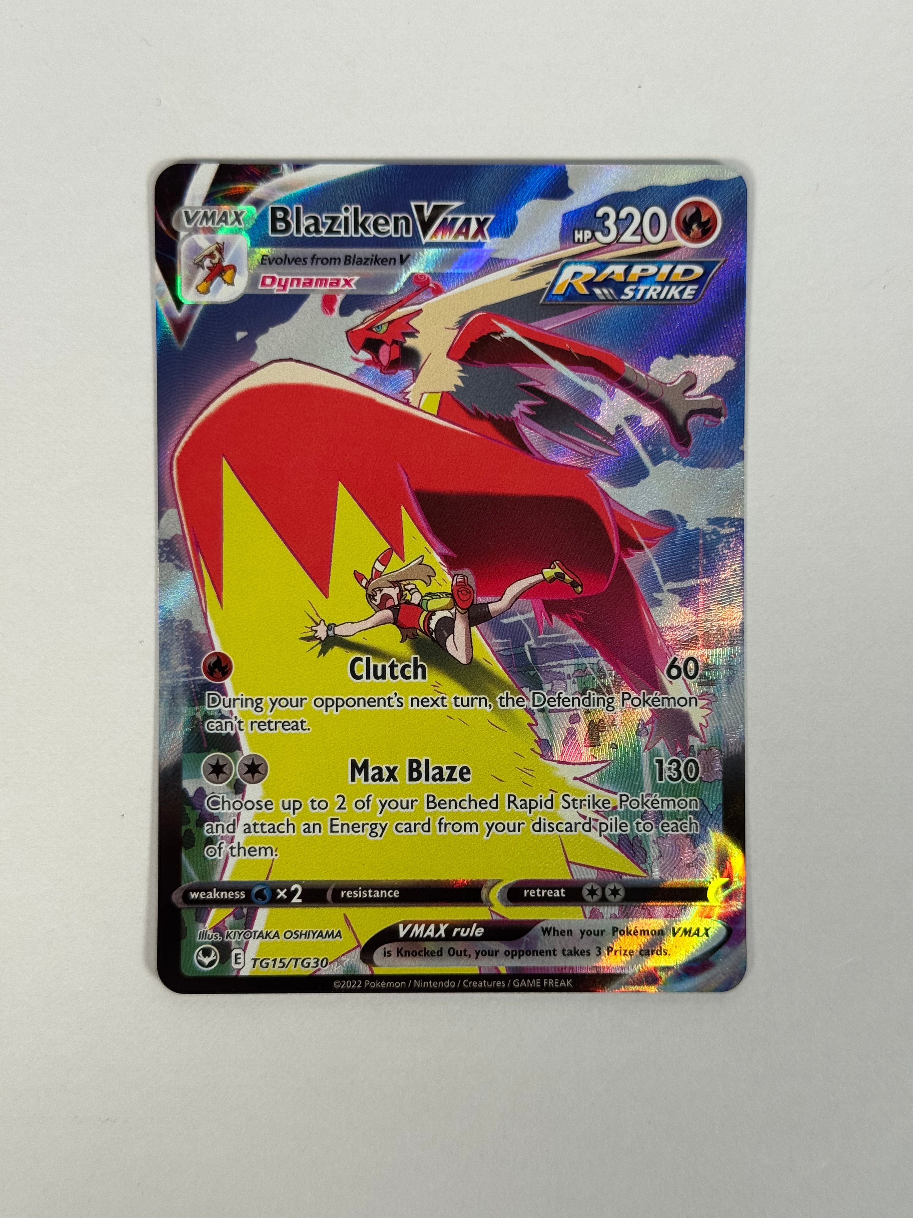 2022 Silver Tempest Blaziken VMAX TG15/TG30