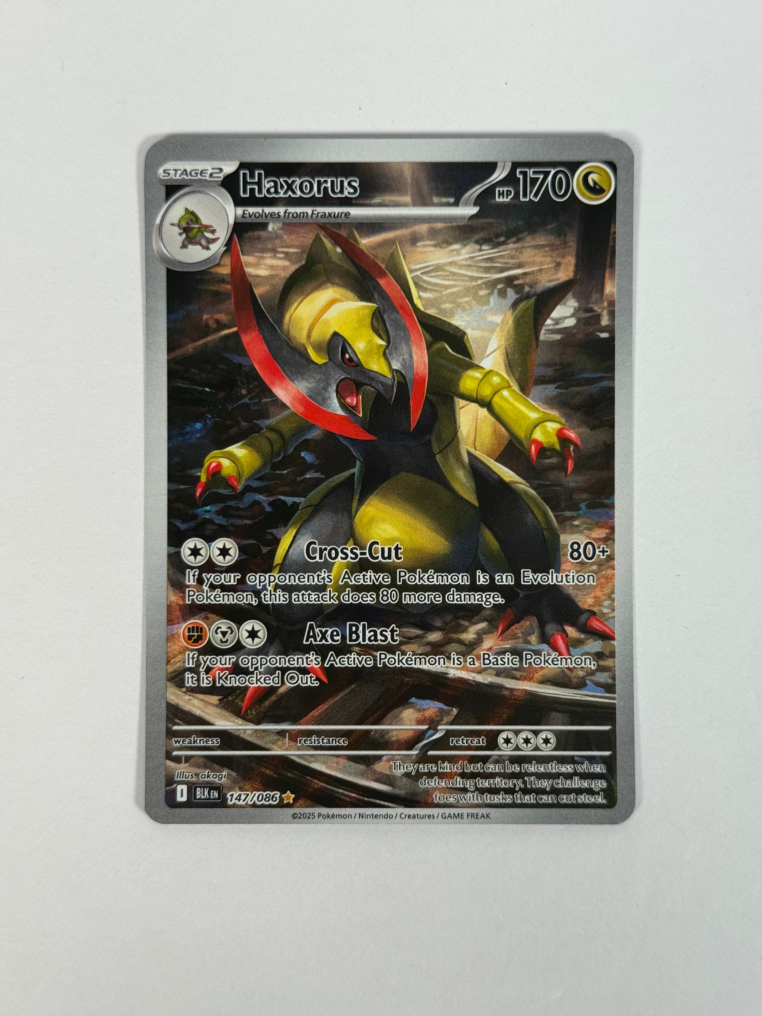 2025 Black Bolt Haxorus IR 147/086