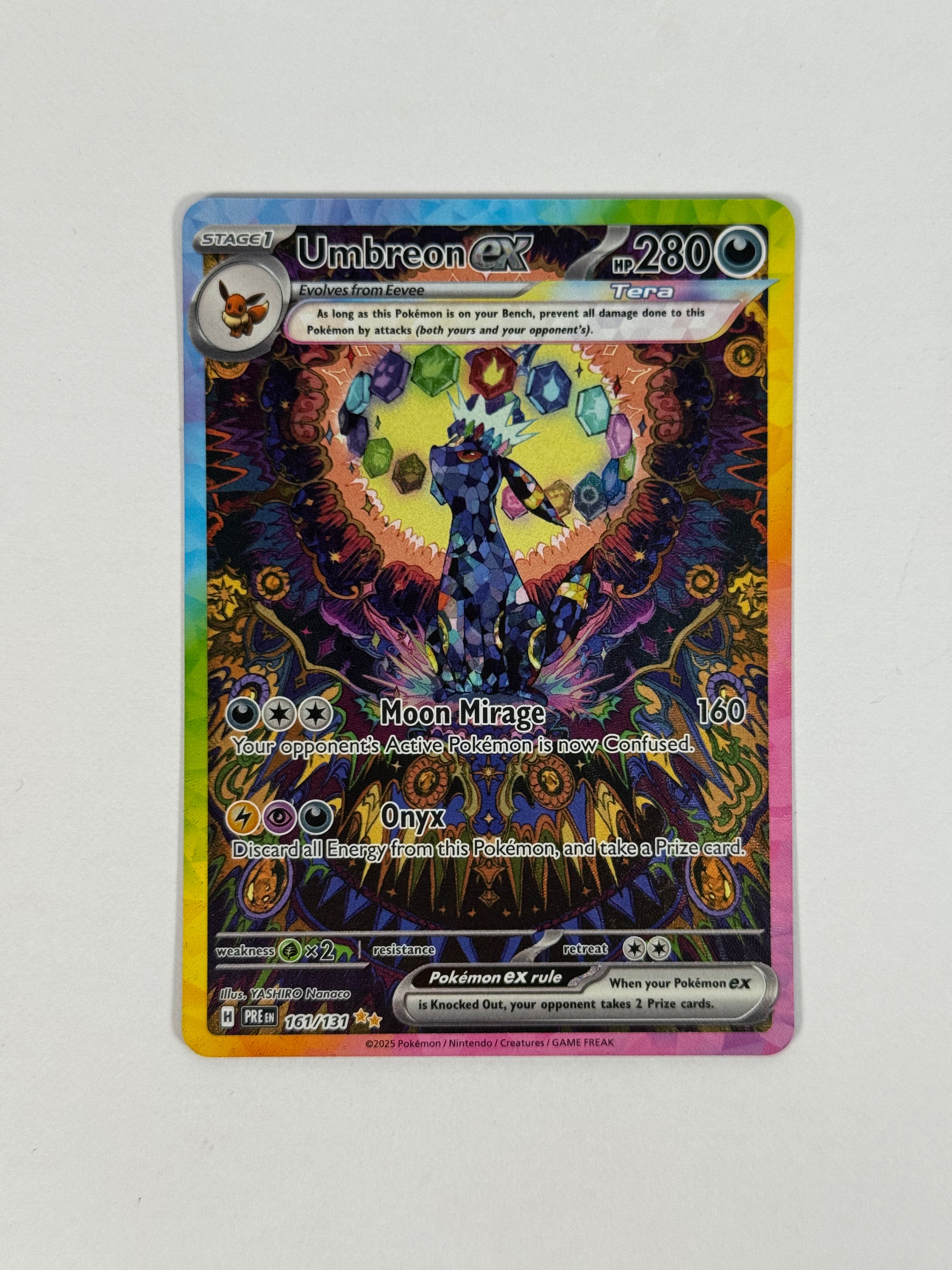 2025 Prismatic Evolutions Umbreon ex SIR 161/131