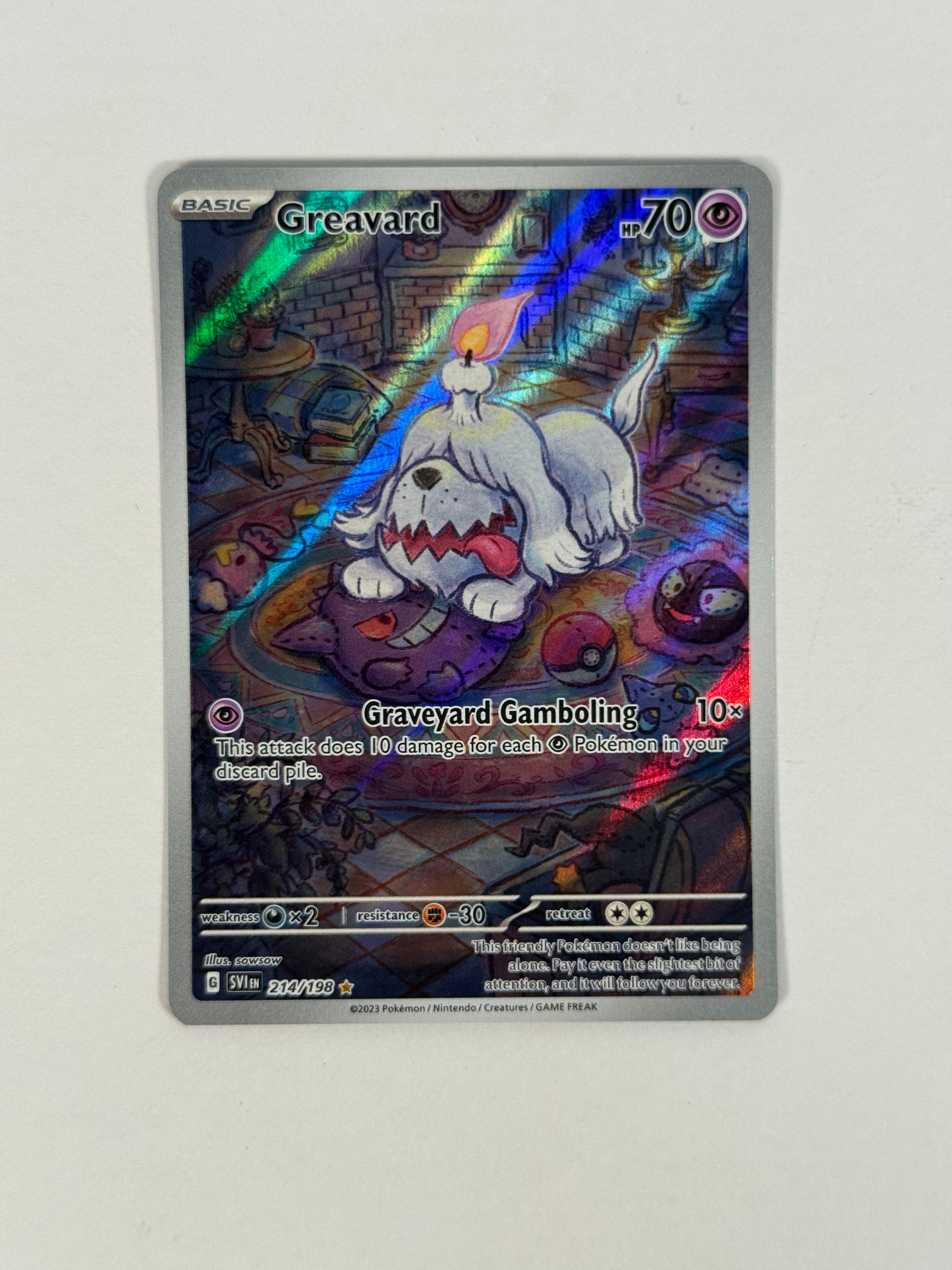 2023 Paldea Evolved Greavard IR 214/198