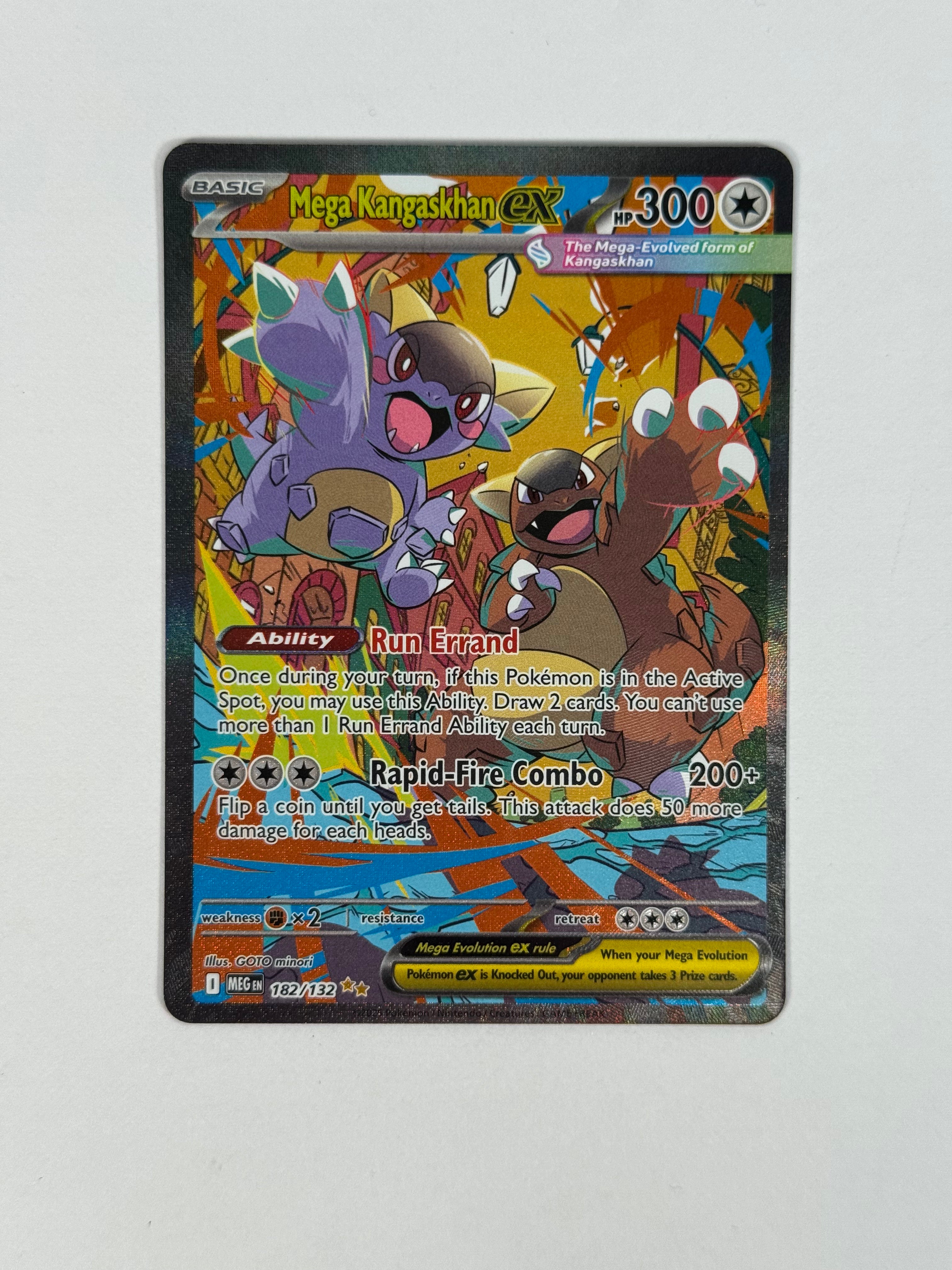 2025 Mega Evolution Mega Kangaskhan ex SIR 182/132