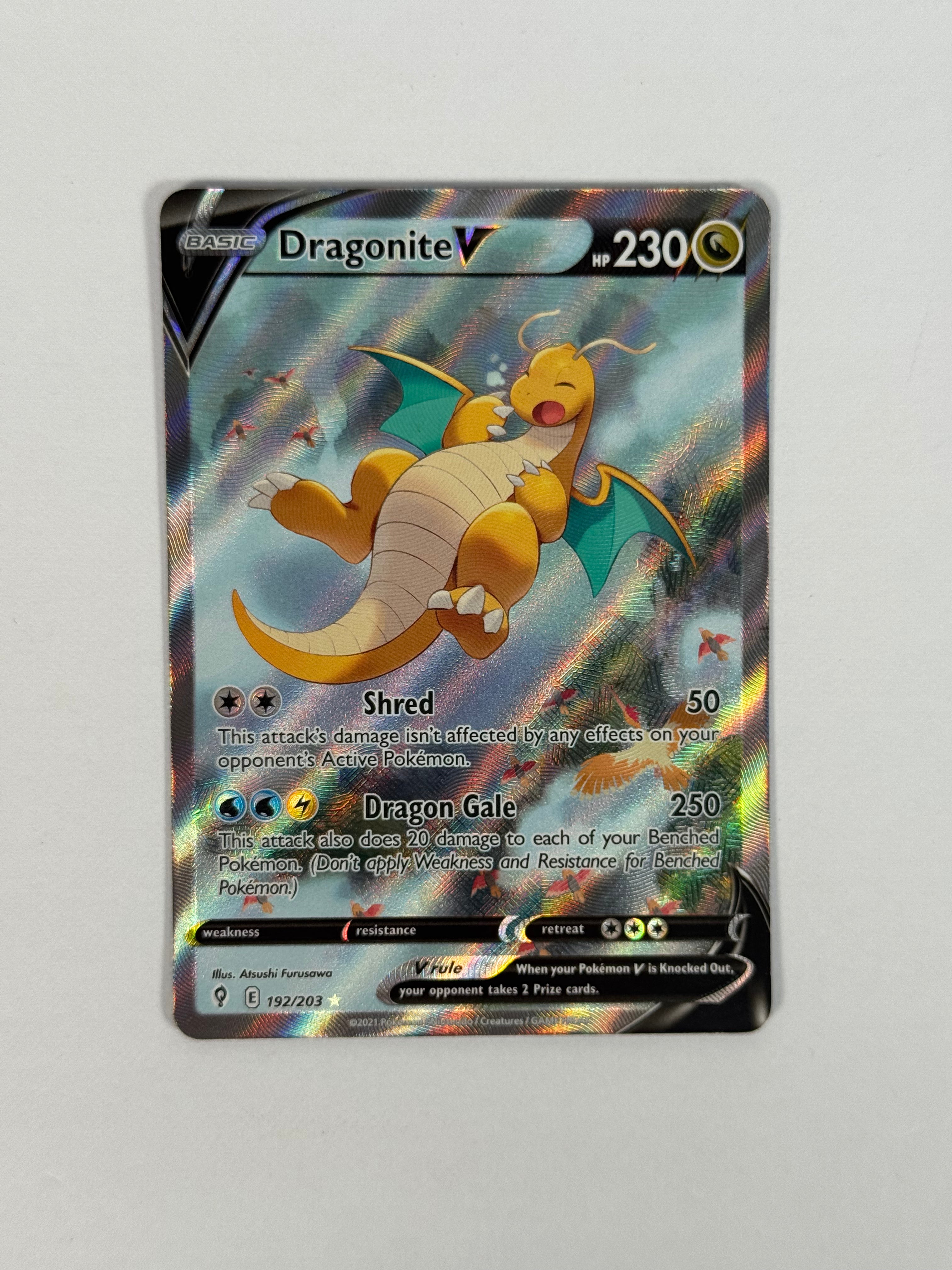 2021 Evolving Skies Dragonite V Alt Art 192/203