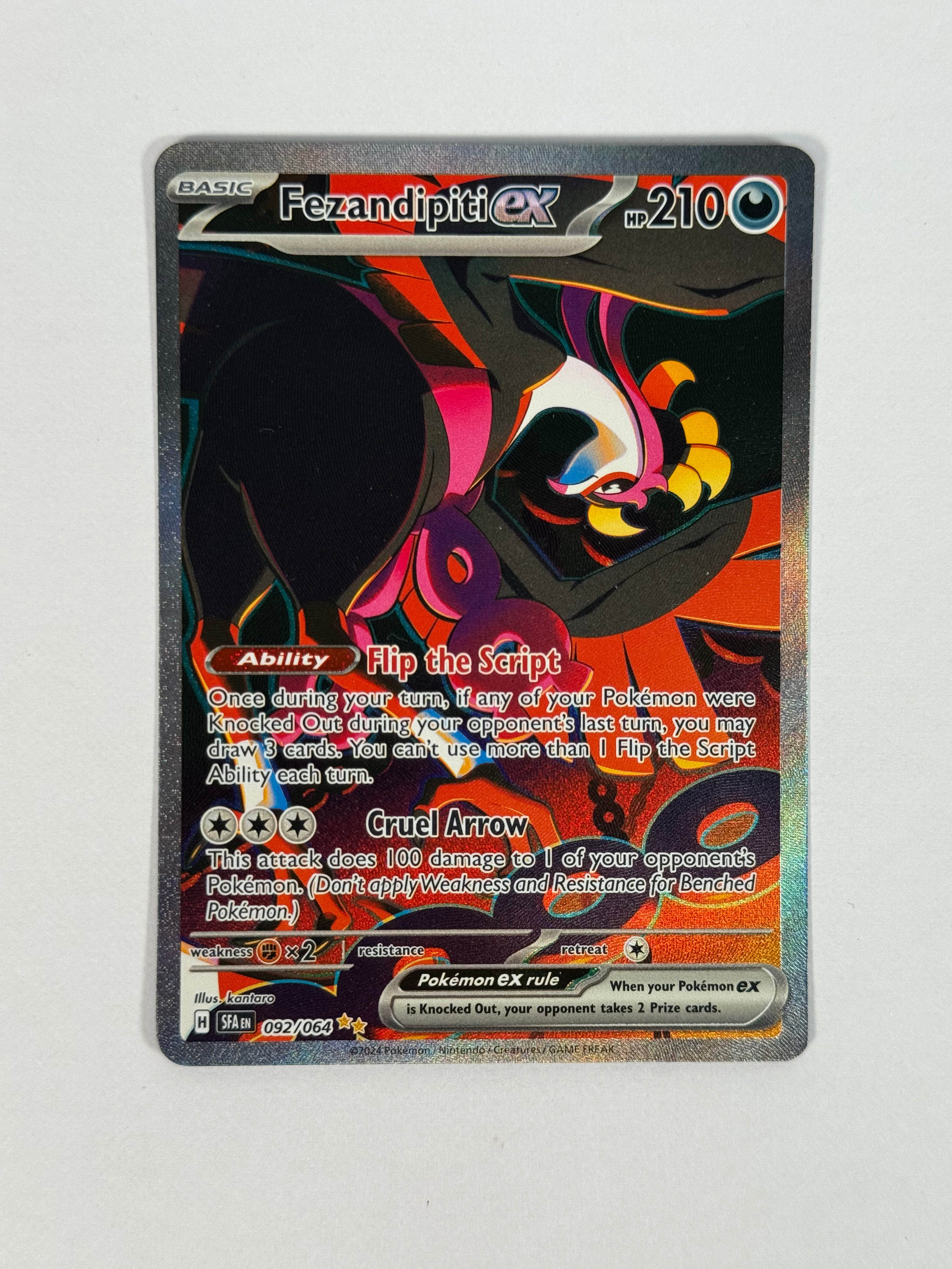 2024 Shrouded Fable Fezandipiti ex SIR 092/064