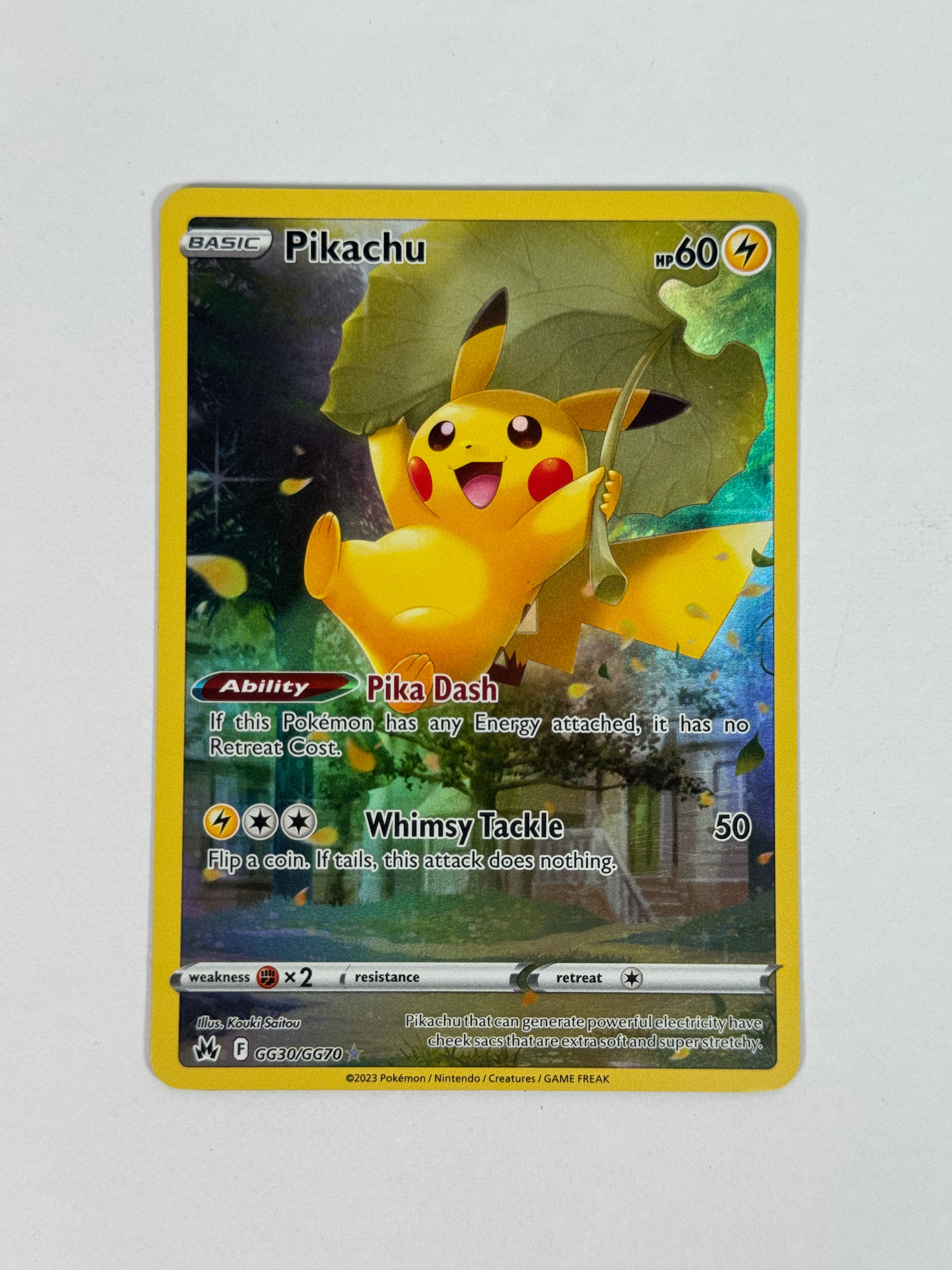 2023 Crown Zenith Pikachu GG30/GG70
