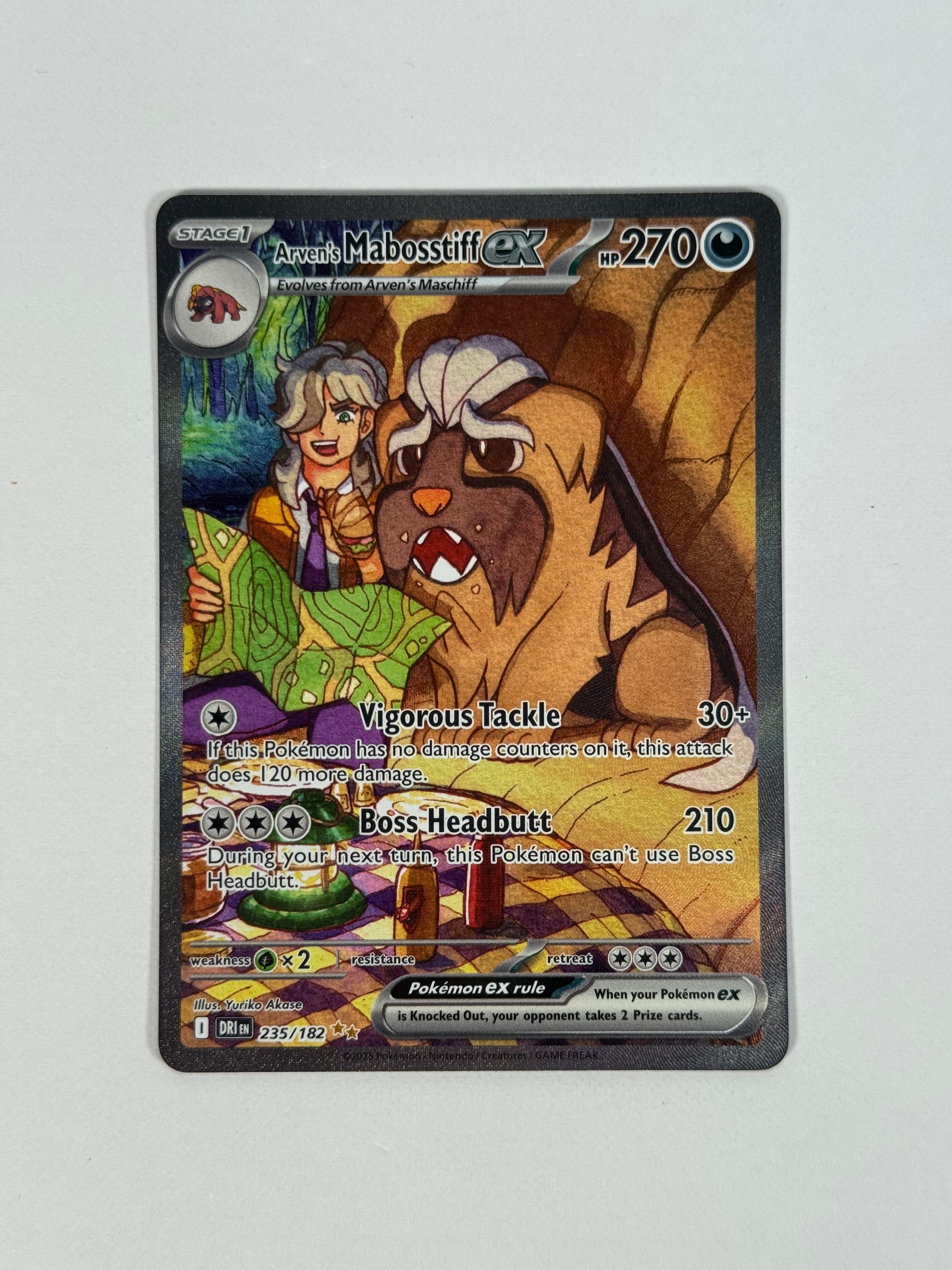 2025 Destined Rivals Arven's Mabostiff ex SIR 235/182