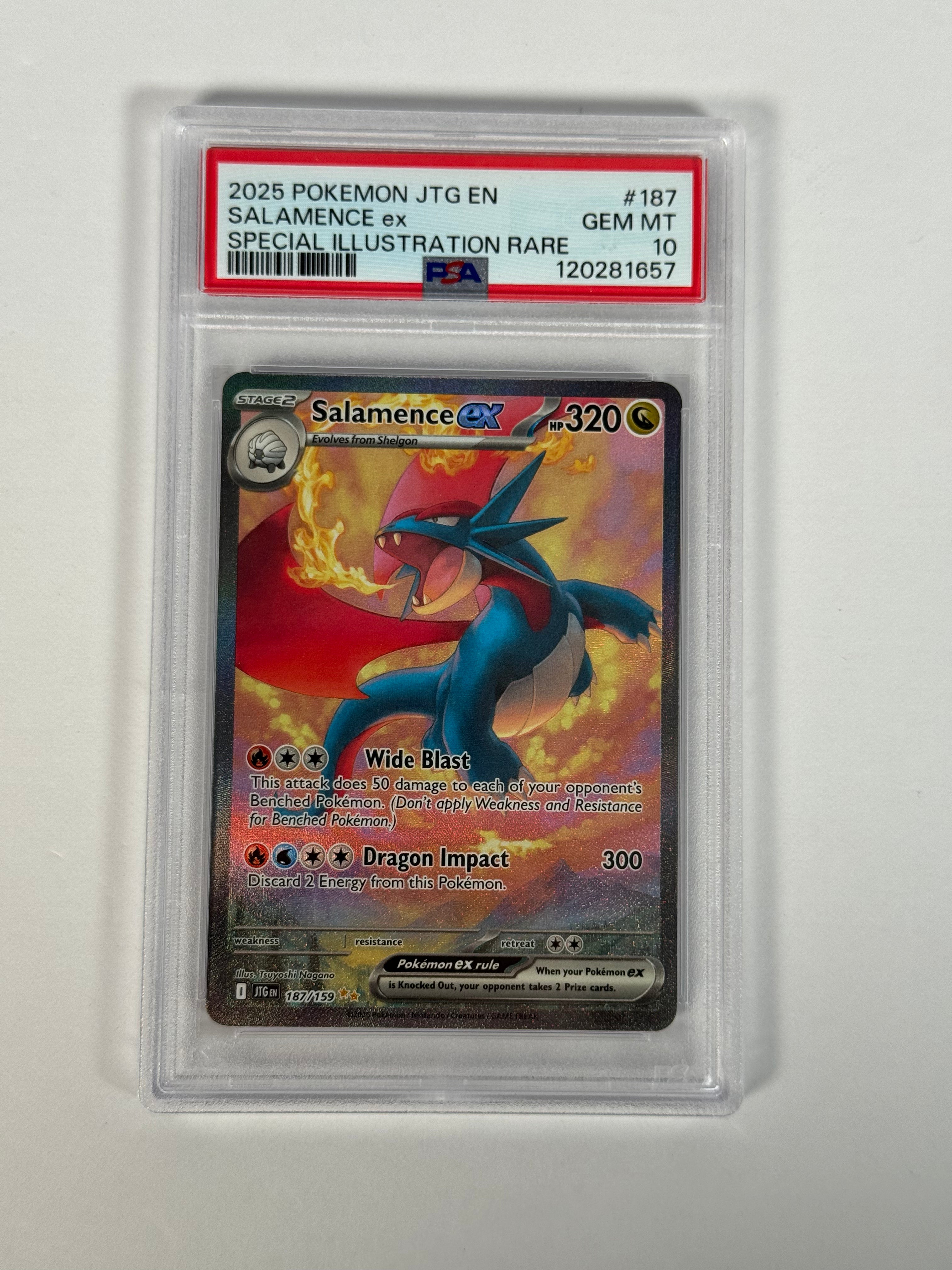 PSA 10 Journey Together Salamence ex SIR 187/159