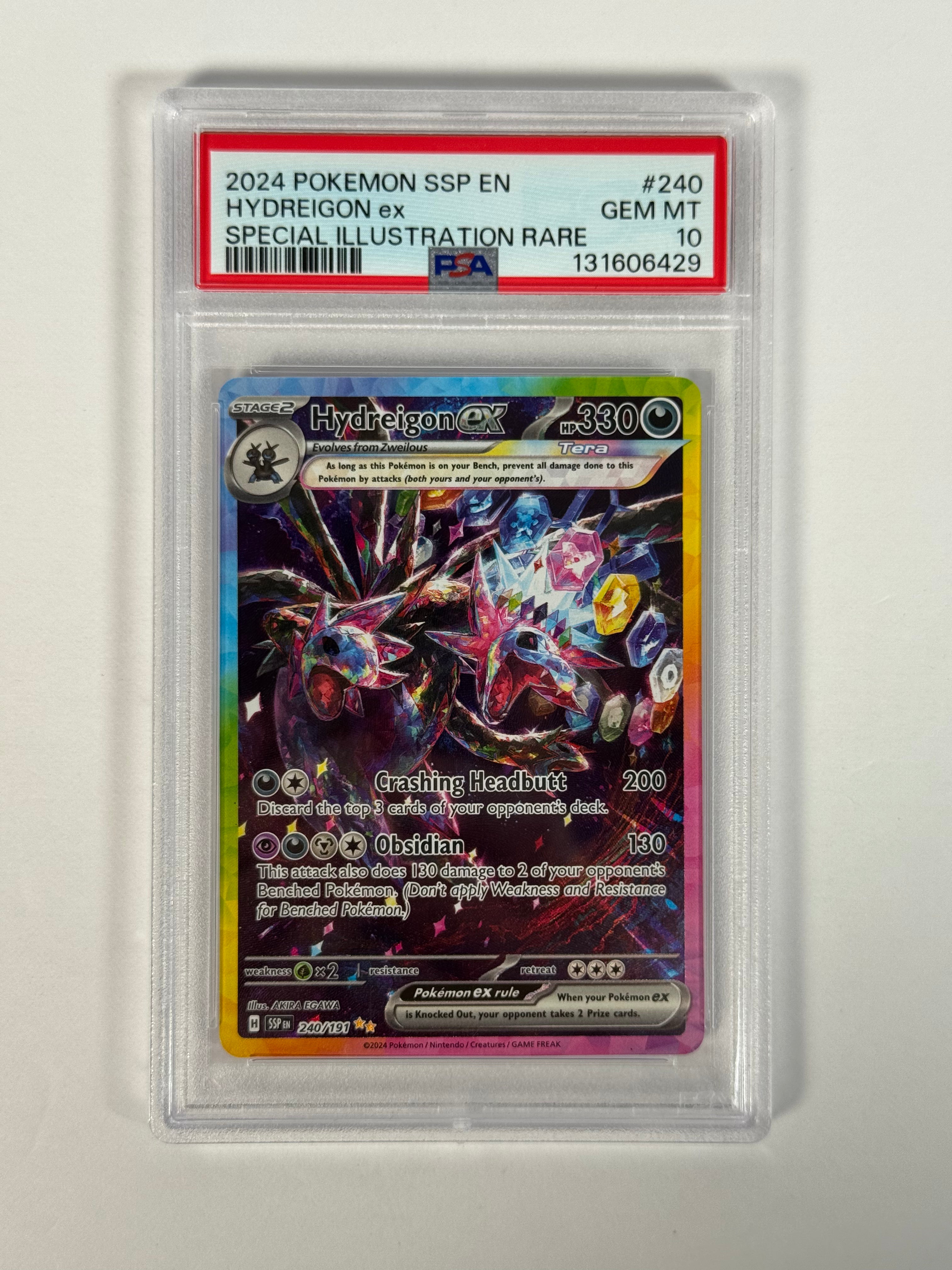PSA 10 Surging Sparks Hydreigon ex SIR 240/191