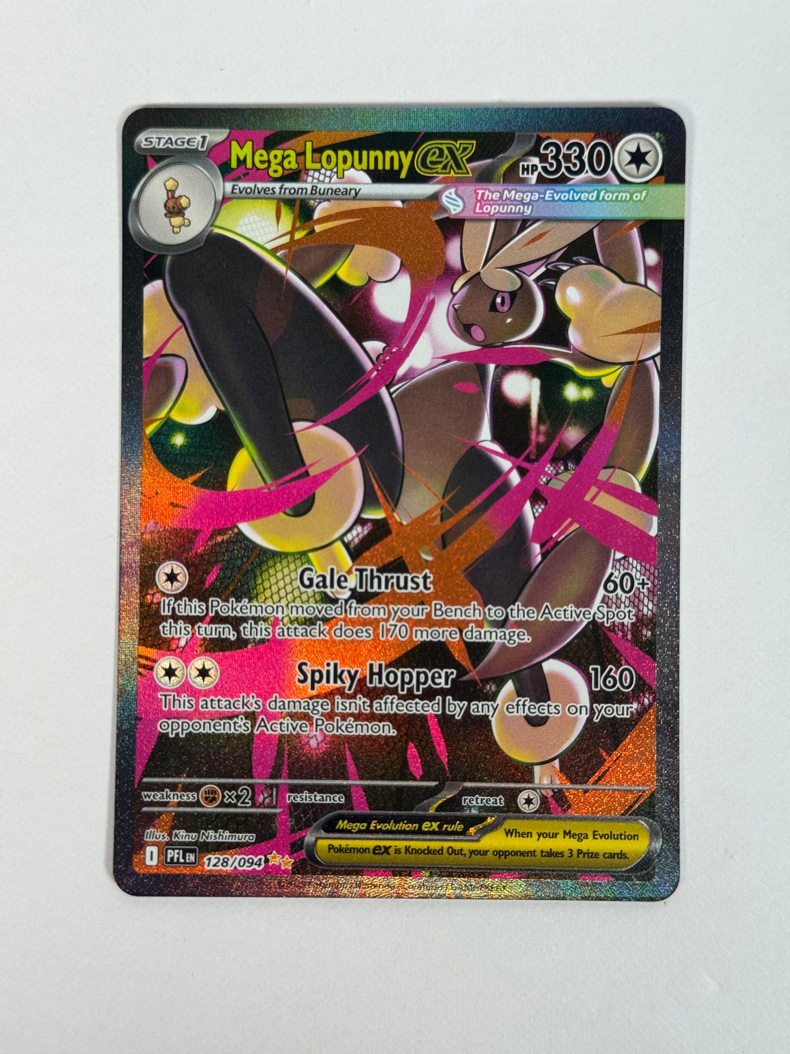 2025 Phantasmal Flames Mega Lopunny ex SIR 128/094