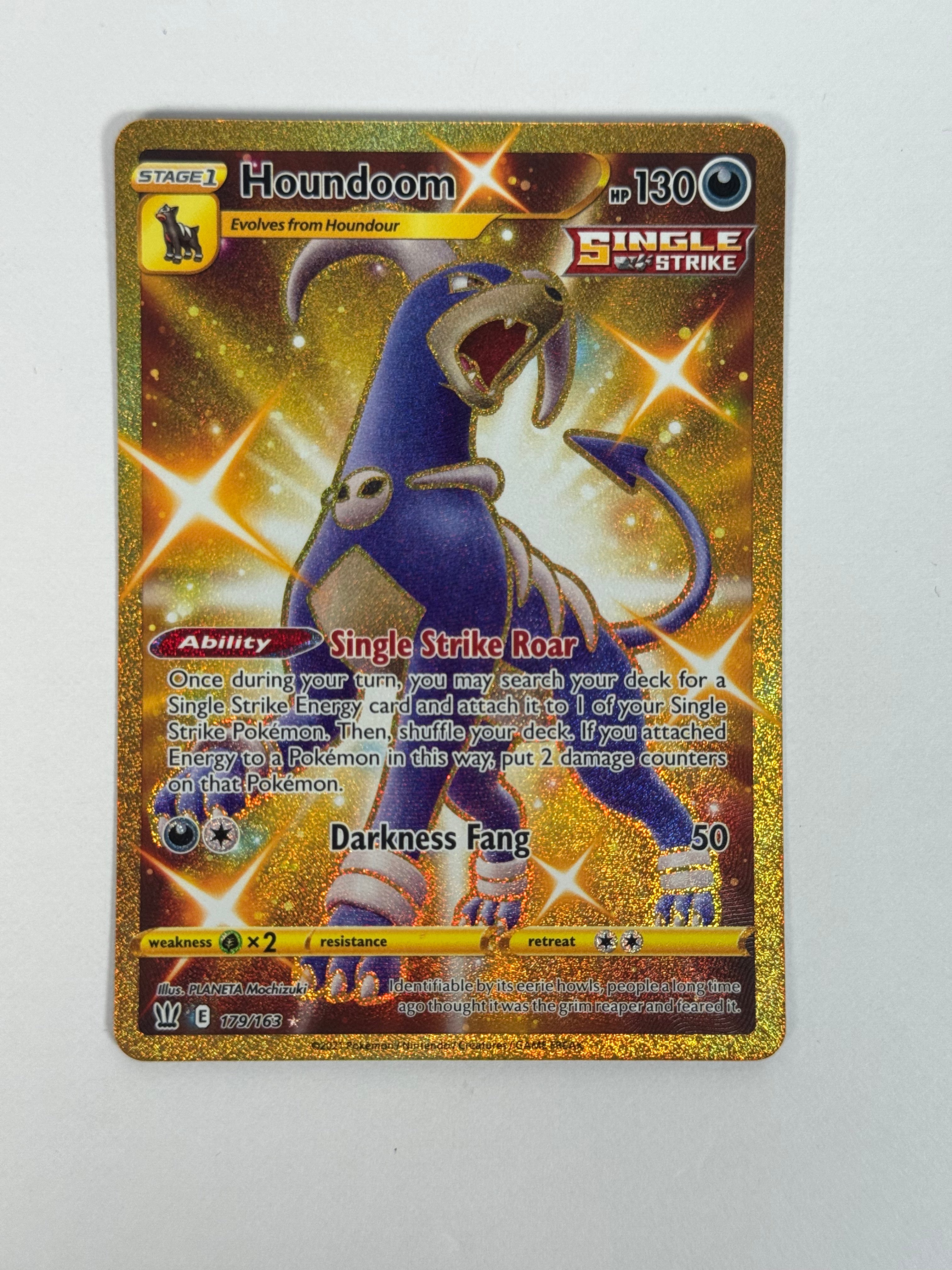 2021 Battle Styles Houndoom Secret Rare 179/163