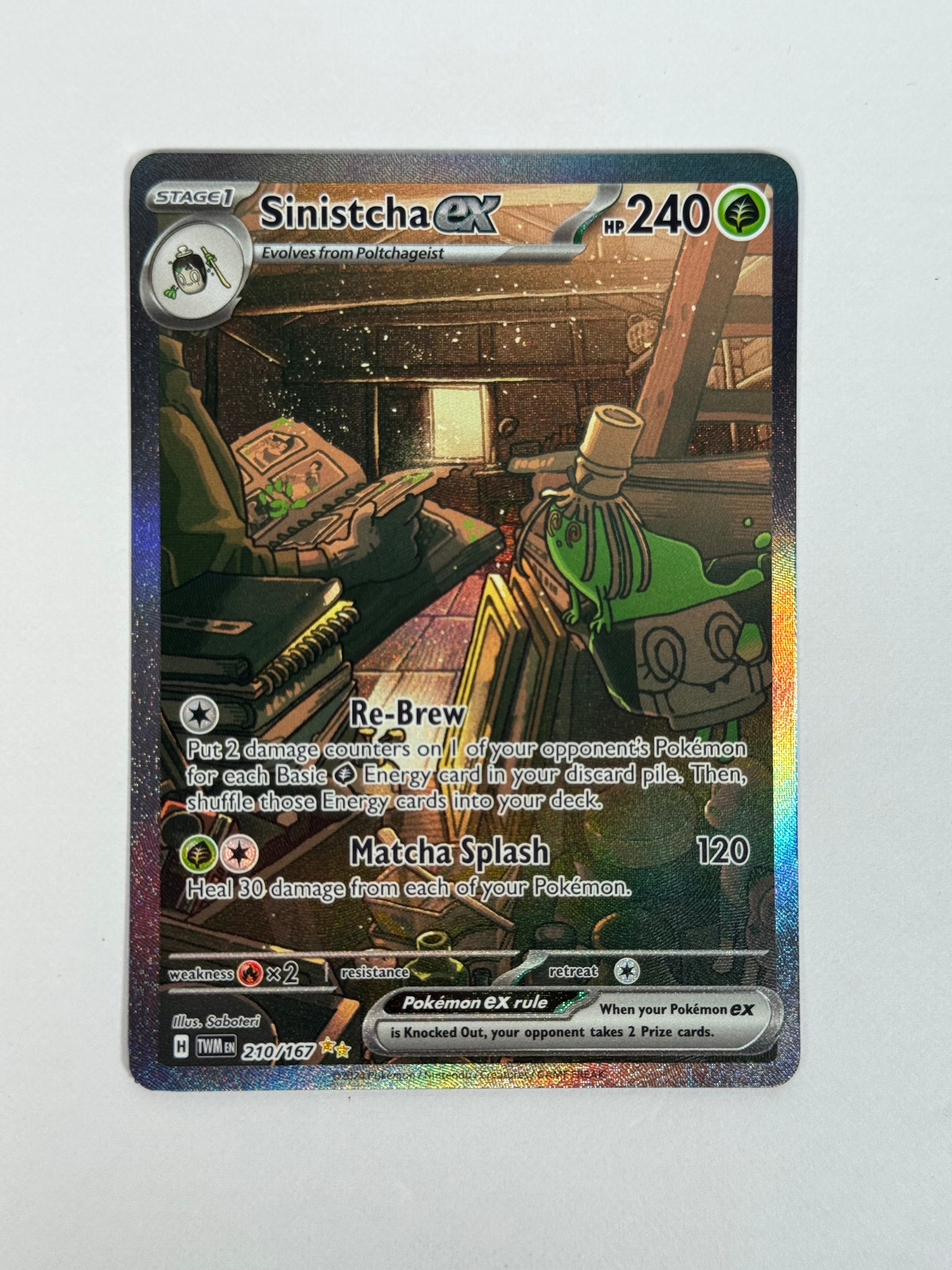 2024 Twilight Masquerade Sinistcha ex SIR 210/167