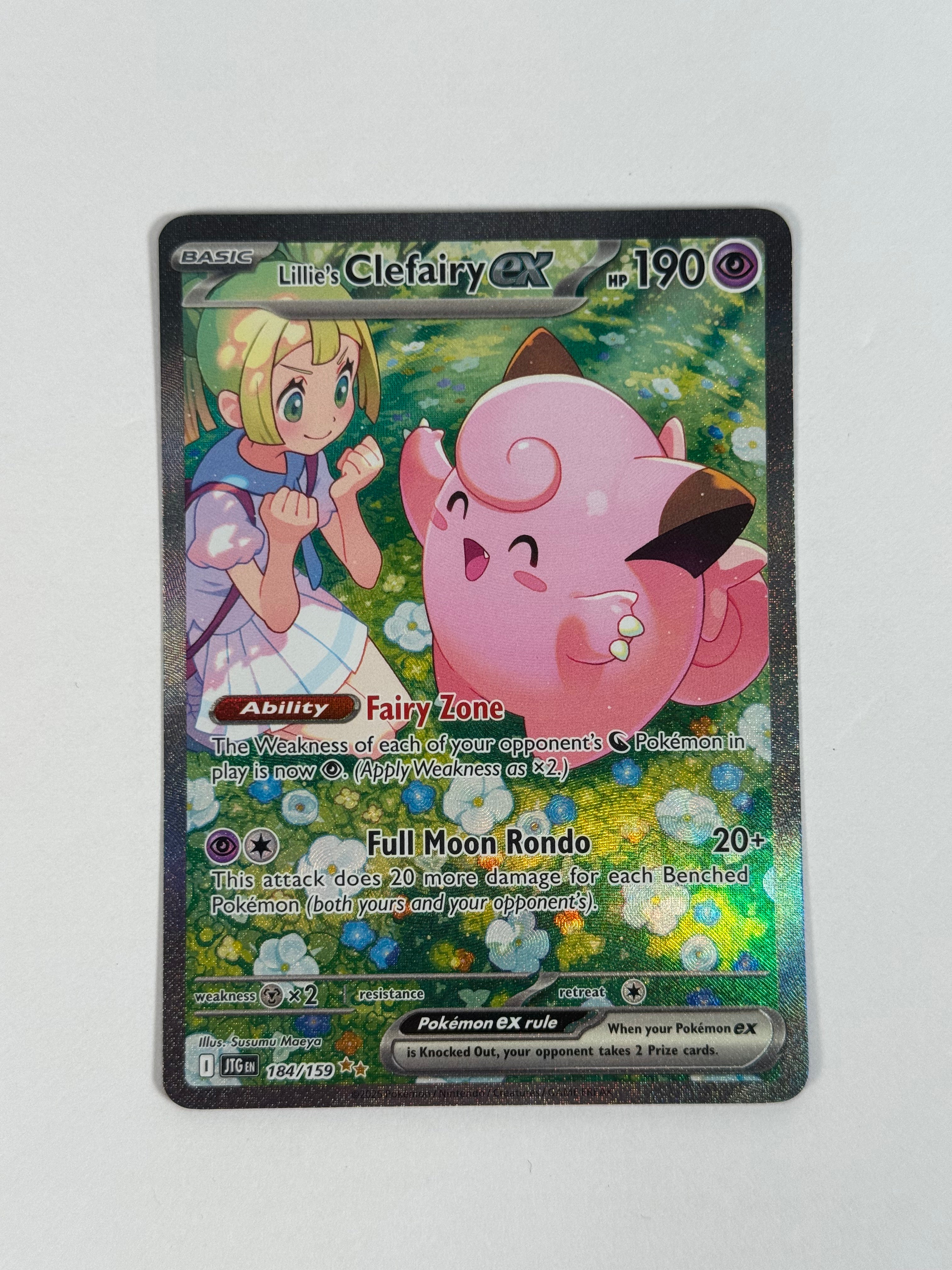 2025 Journey Together Lillie's Clefairy ex SIR 184/159