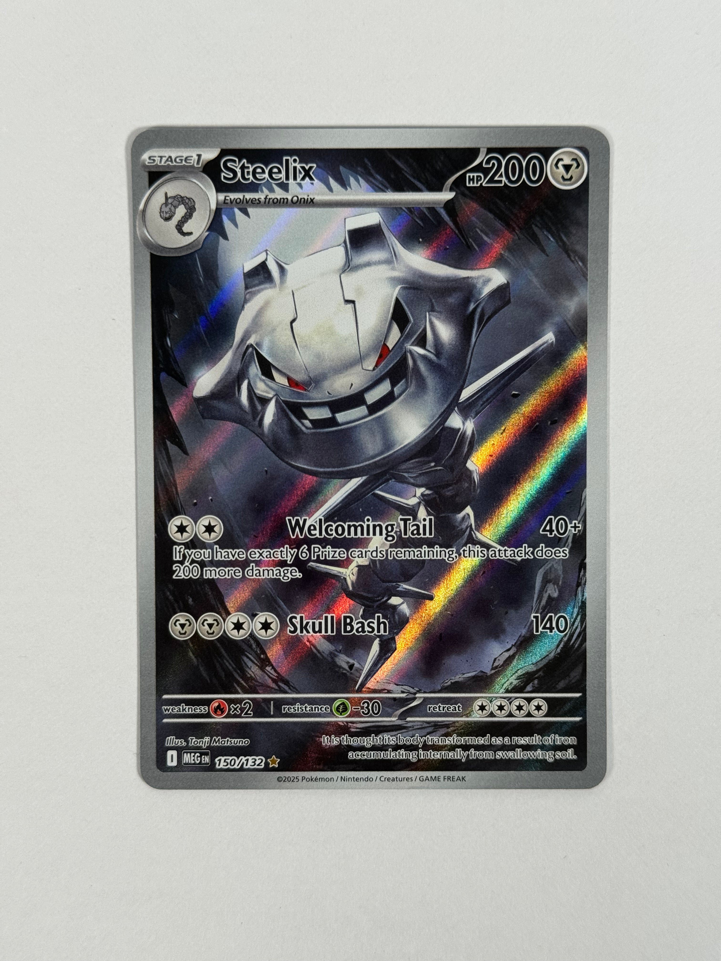 2025 Mega Evolutions Steelix IR 150/132