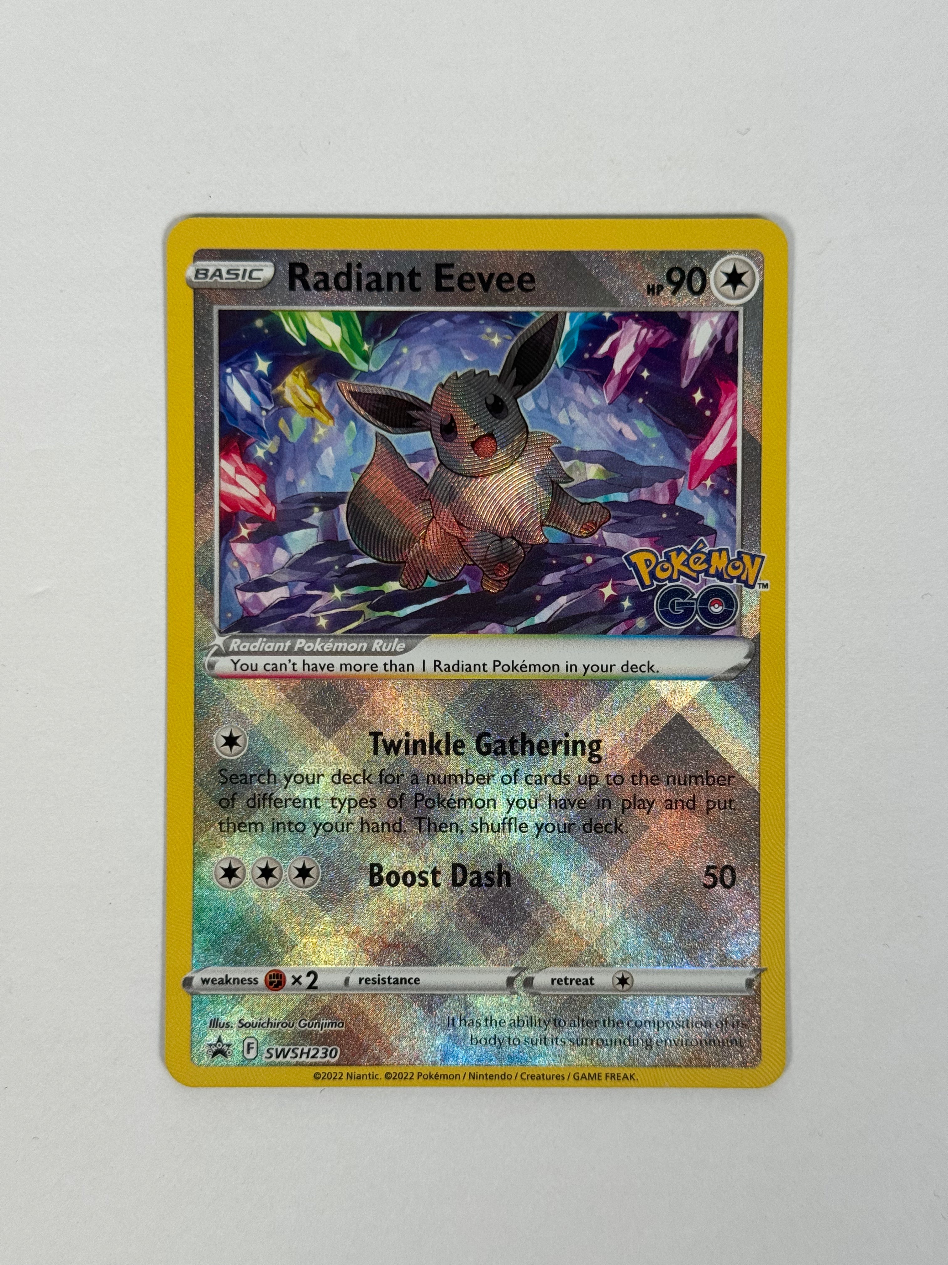 2022 Pokemon GO Radiant Eevee SWSH230