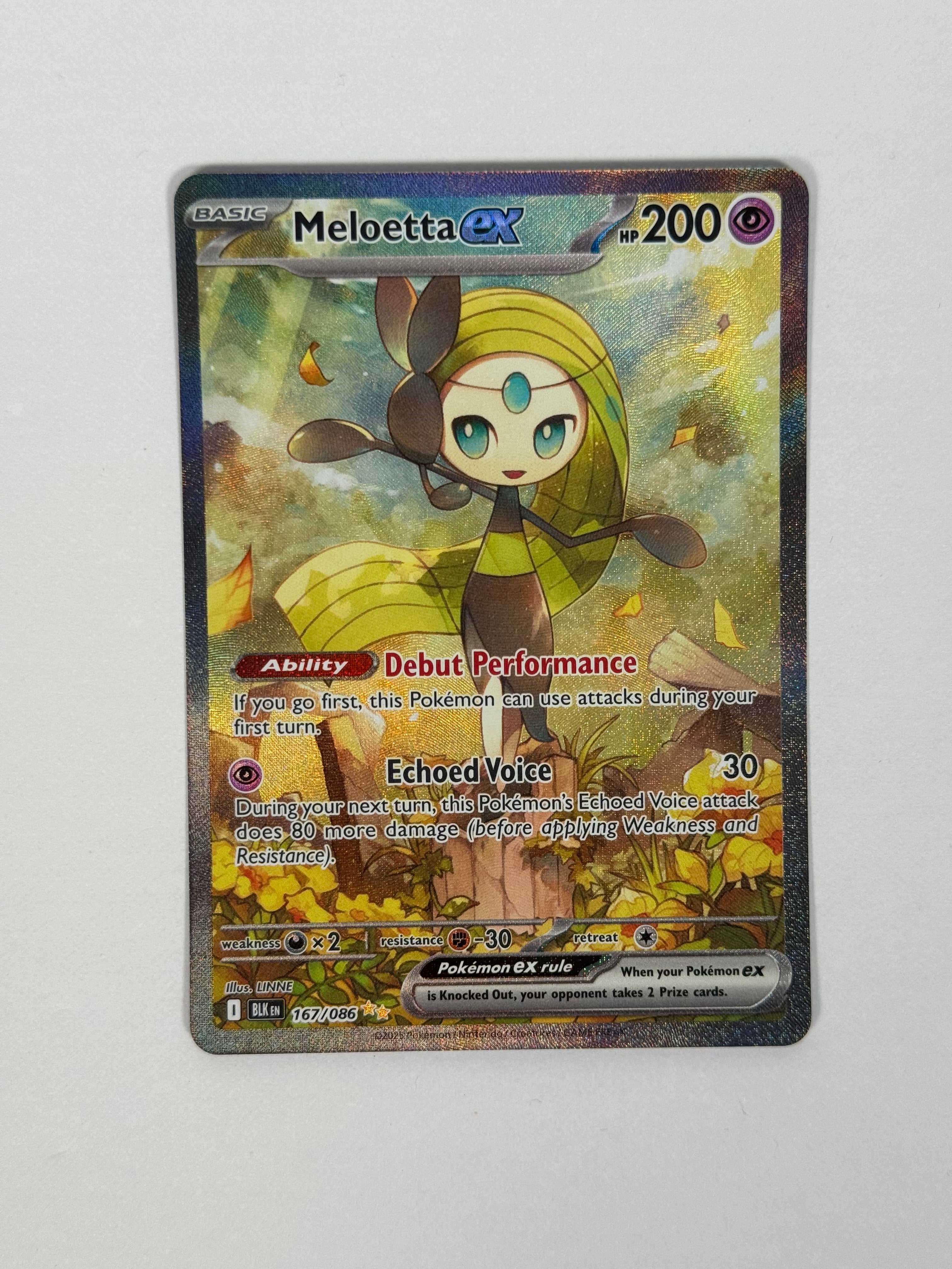 2025 Black Bolt Meloetta ex SIR 167/086