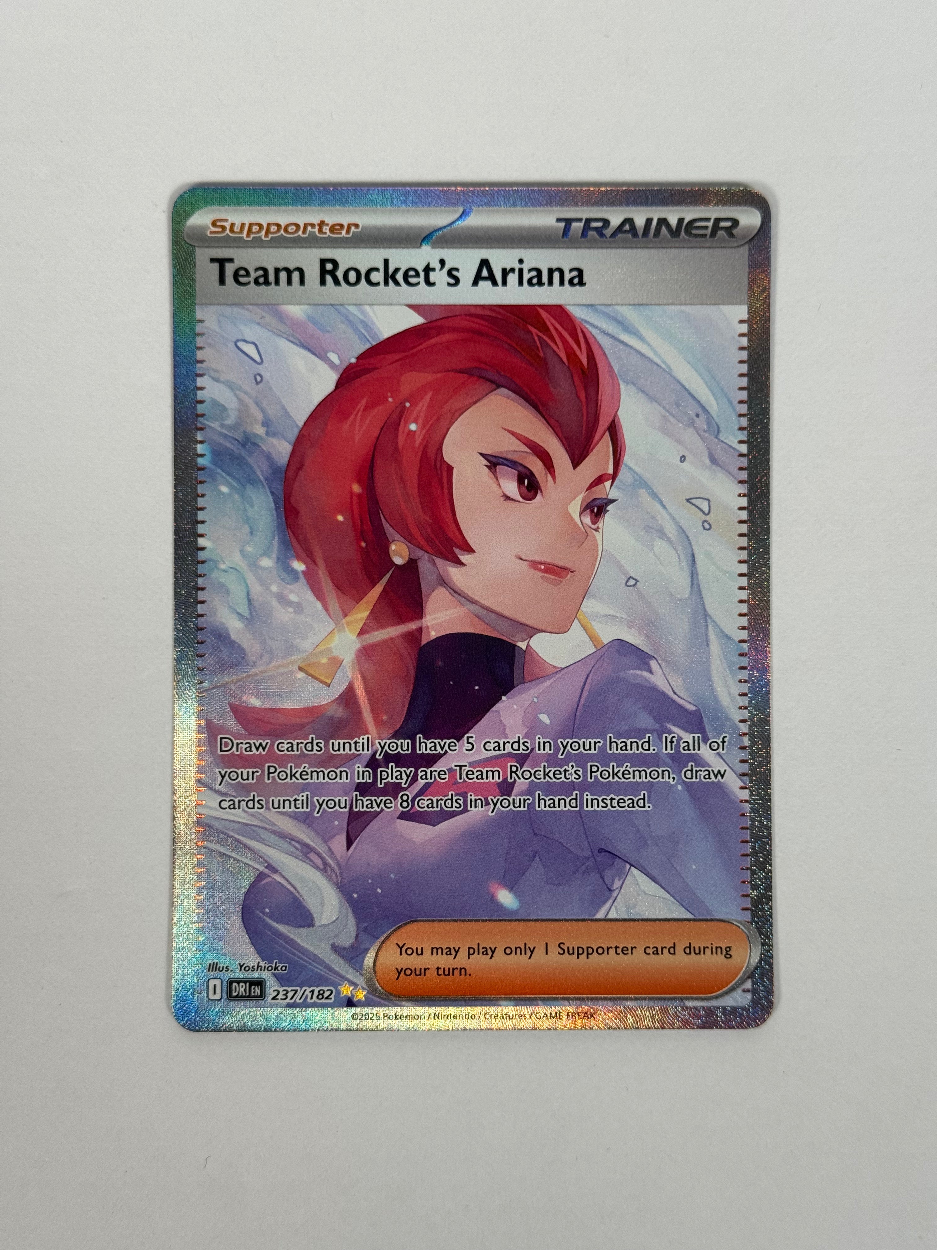 2025 Destined Rivals Team Rocket's Ariana SIR 237/182