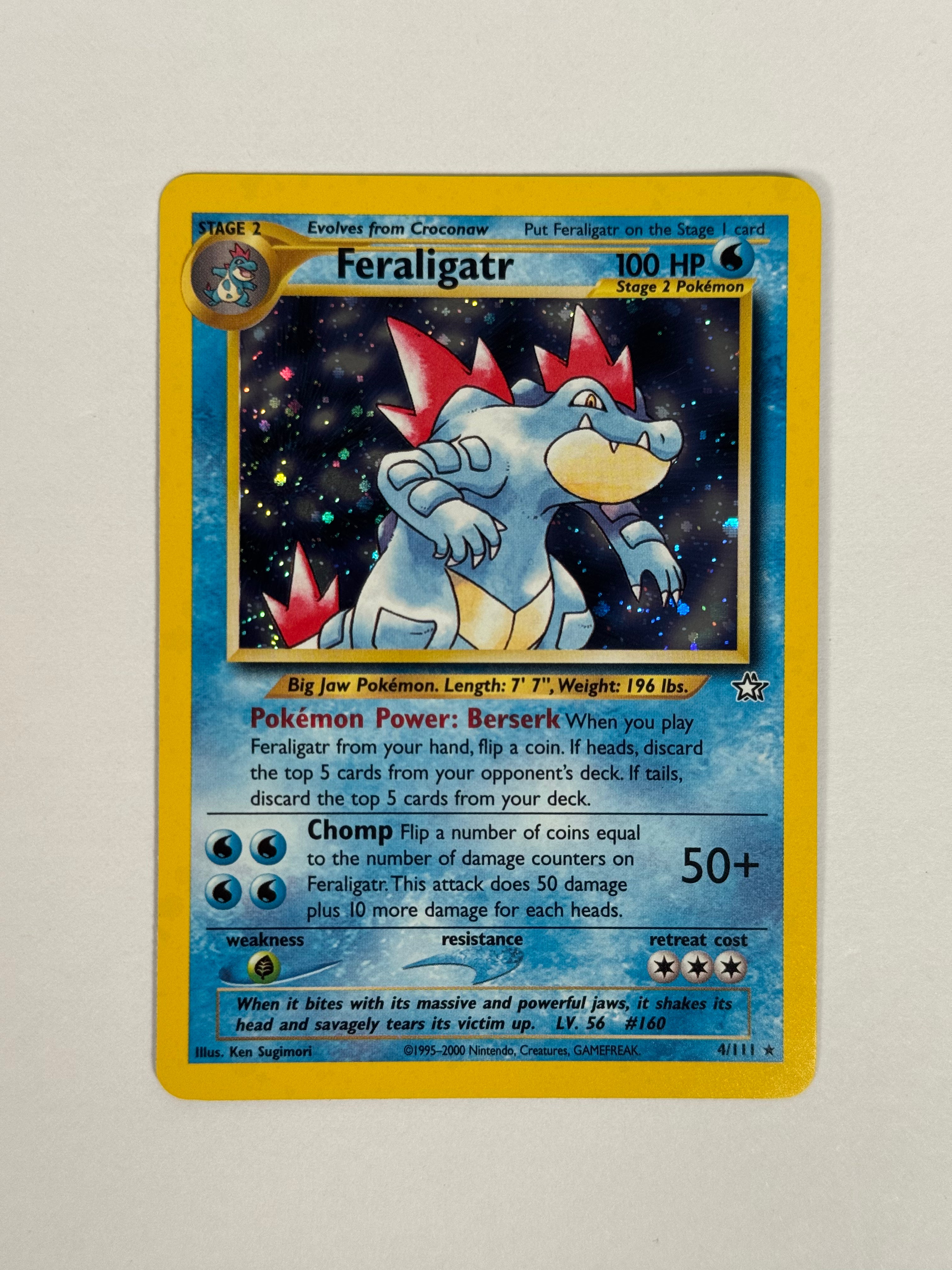 Neo Genesis Feraligatr Holo 4/111