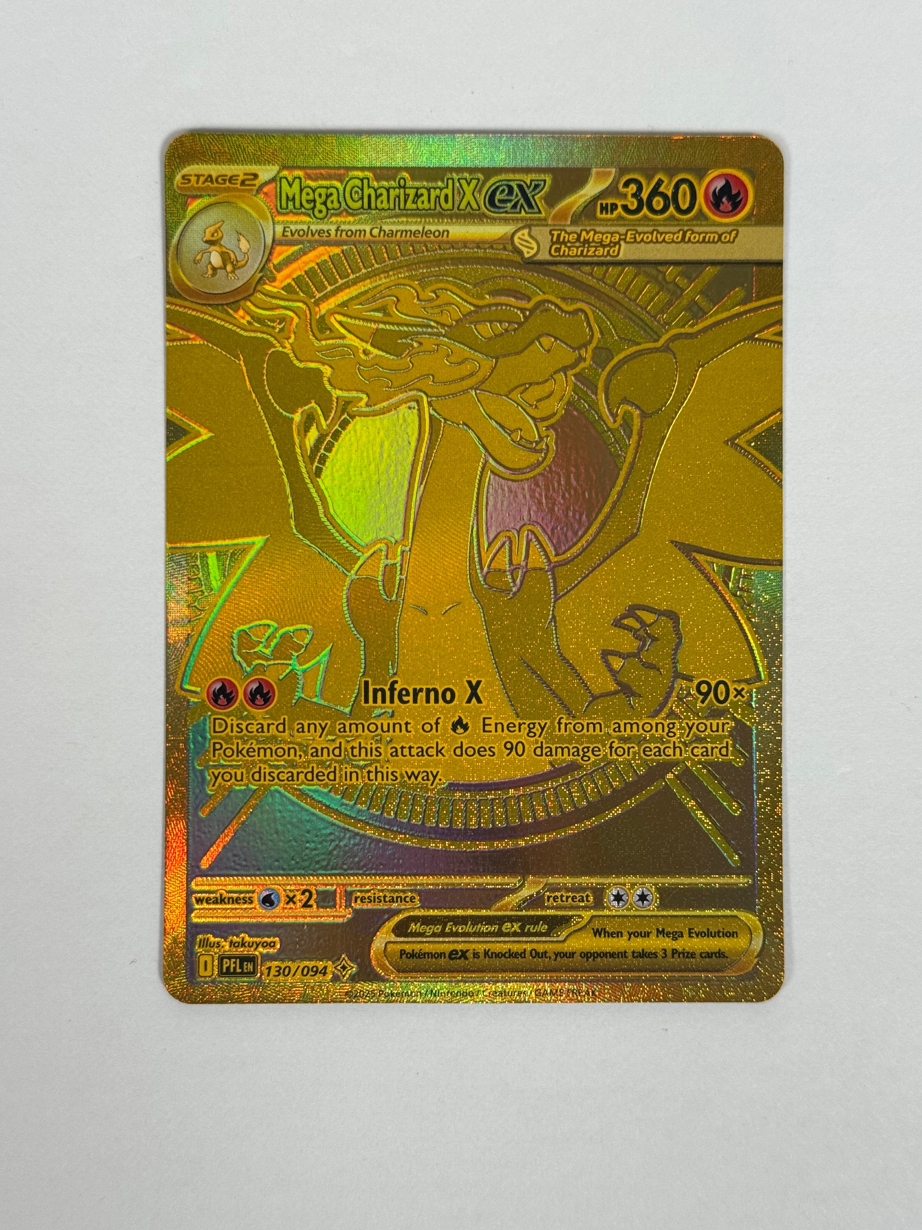 2025 Phantasmal Flames Mega Charizard X ex MUR 130/094