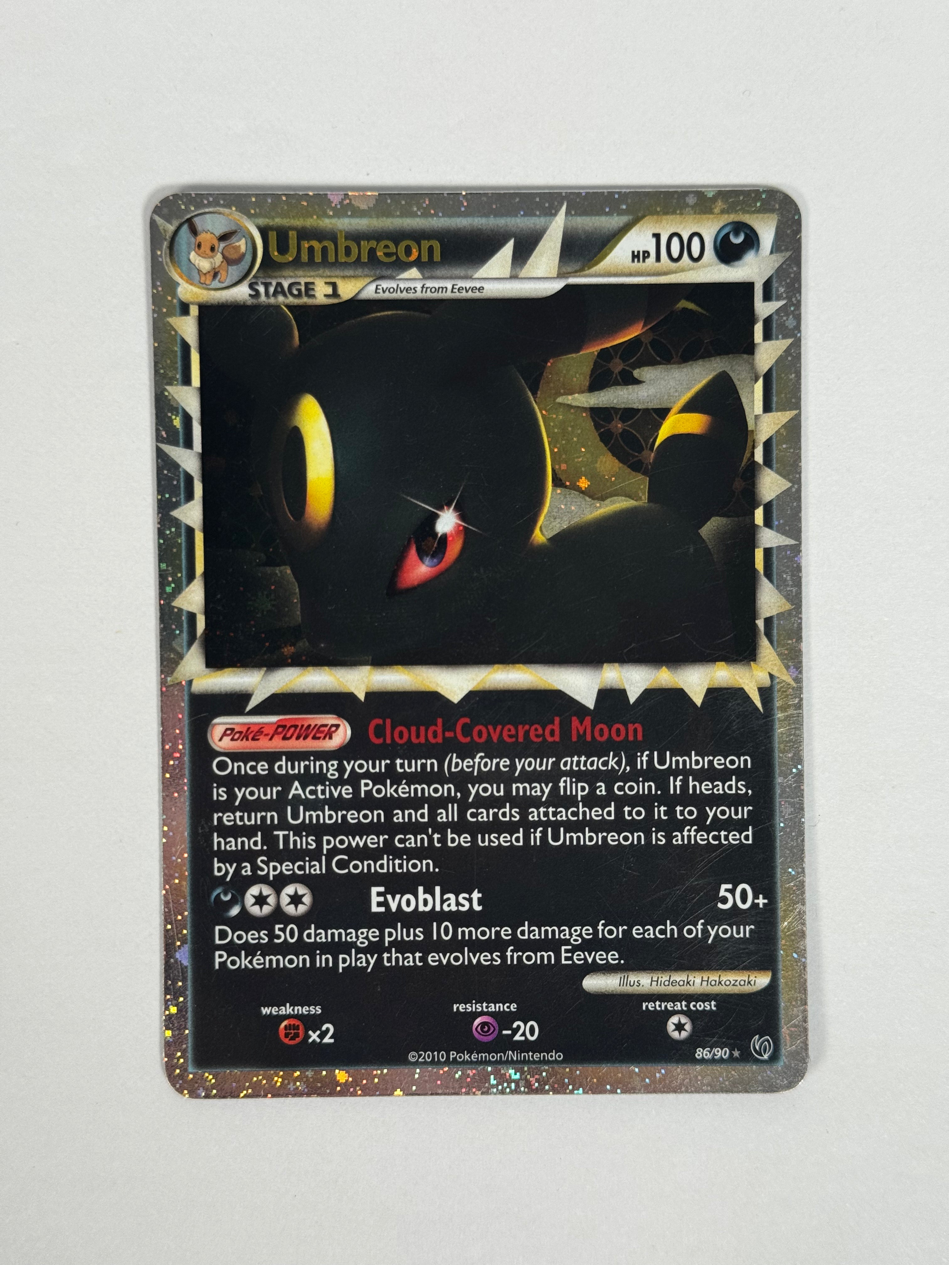 2010 Undaunted Umbreon Holo 86/90