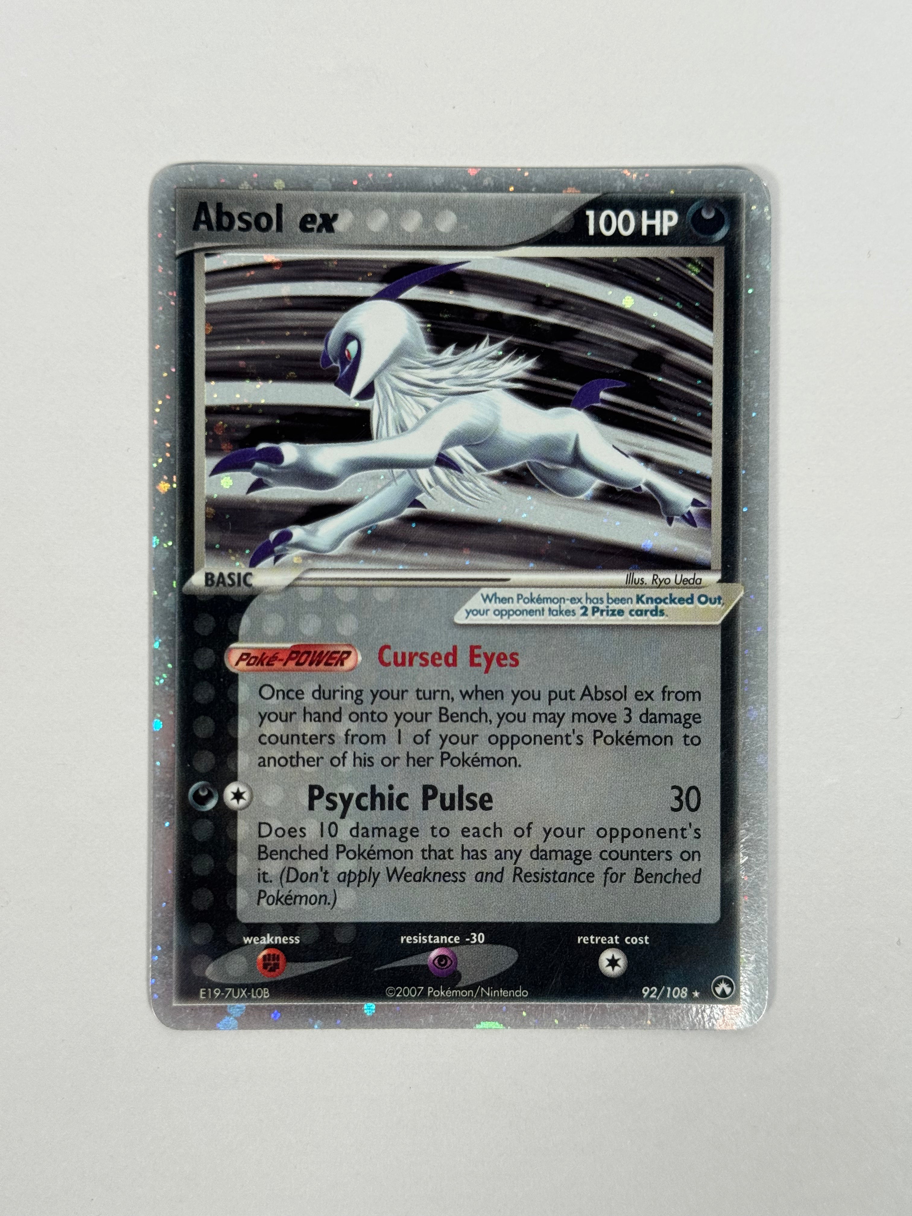 2007 Power Keepers Absol ex Holo 92/108